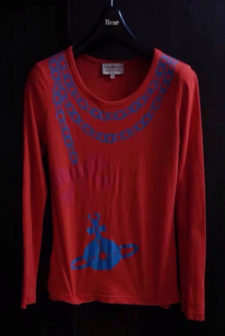 Vivienne Westwood Vivienne Westwood Red iconic graphic top Size S / US 4 / IT 40 - 1 Thumbnail
