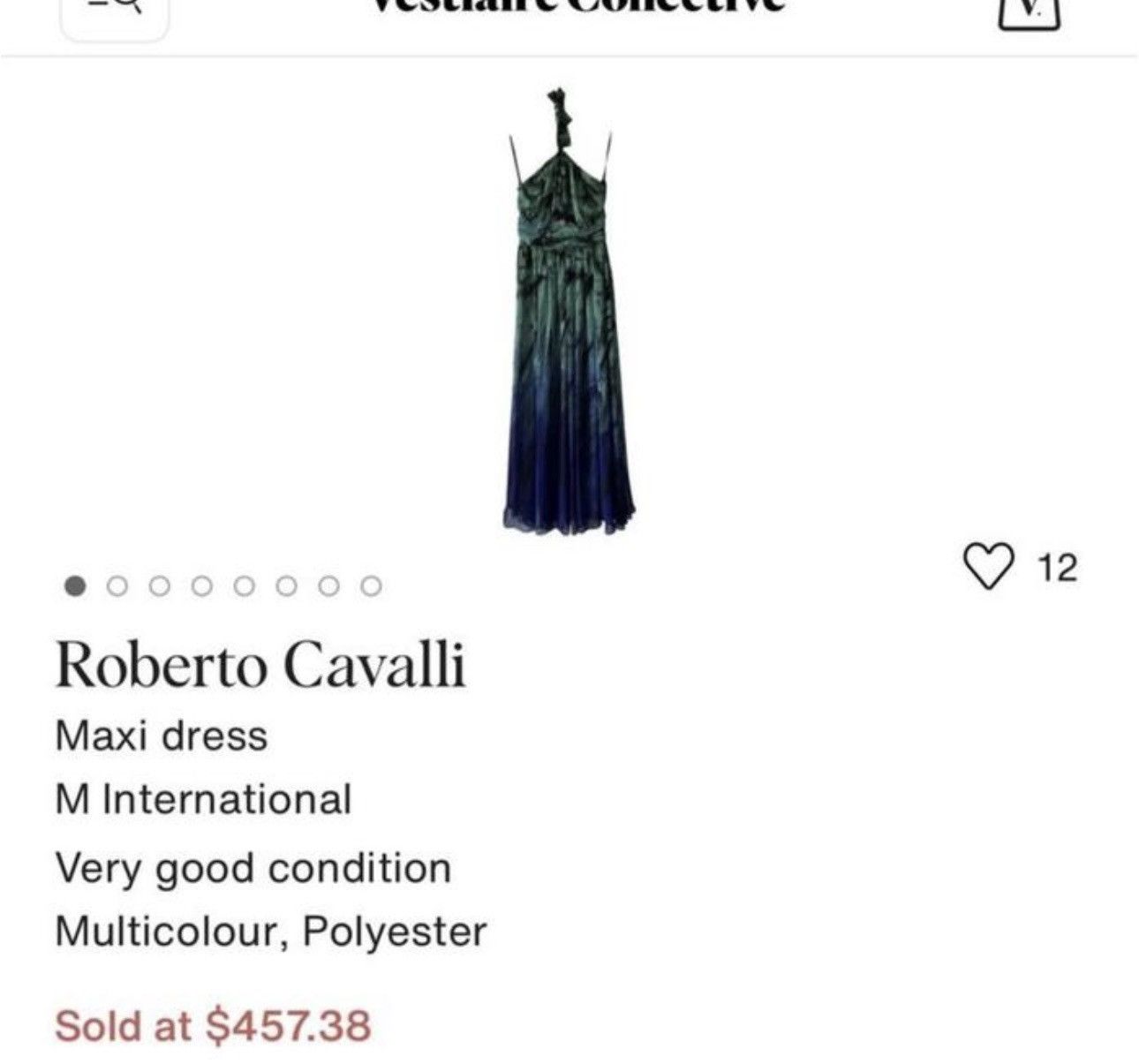 Roberto Cavalli Roberto cavalli vintage maxi dress Size S / US 4 / IT 40 - 6 Thumbnail