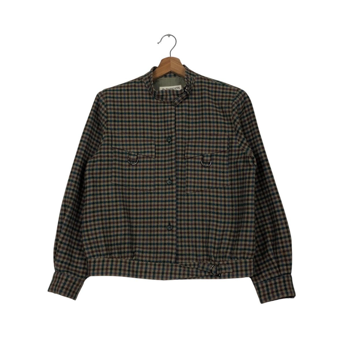 Japanese Brand 📌Vintage Bomber Jacket Parienne Tartan Check Issey Miyake Size US M / EU 48-50 / 2 - 2 Thumbnail