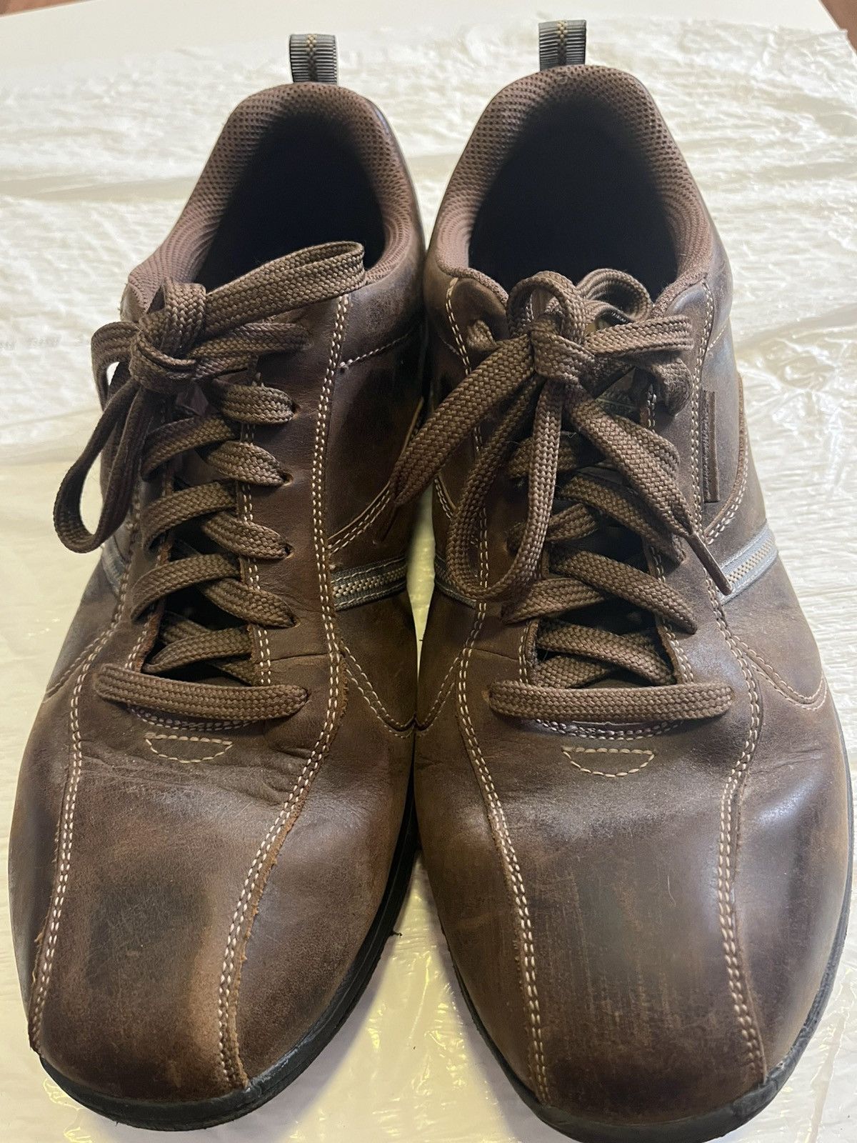 SKECHERS Skechers Relaxed Fit 64224 Brown Leather Oxford Mens Size 12 Size US 12 / EU 45 - 1 Thumbnail