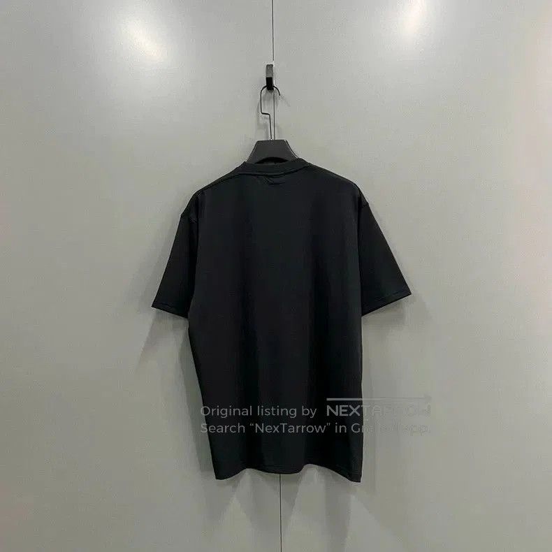 Balenciaga Balenciaga Black Mesh Logo Print Tee. Size US XS / EU 42 / 0 - 2 Thumbnail
