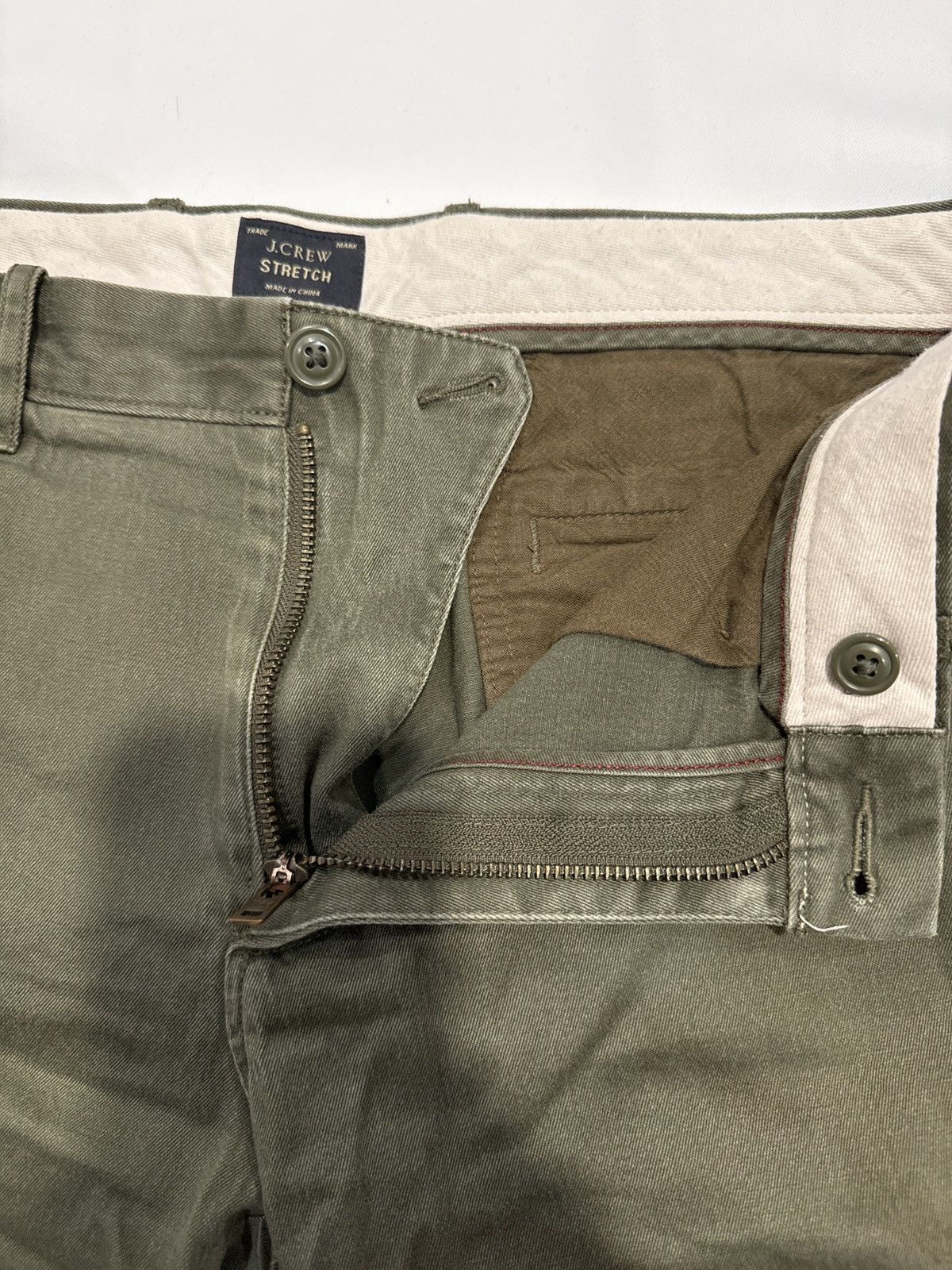 J.Crew Stretch Chino 770 in olive green Size US 34 / EU 50 - 4 Thumbnail