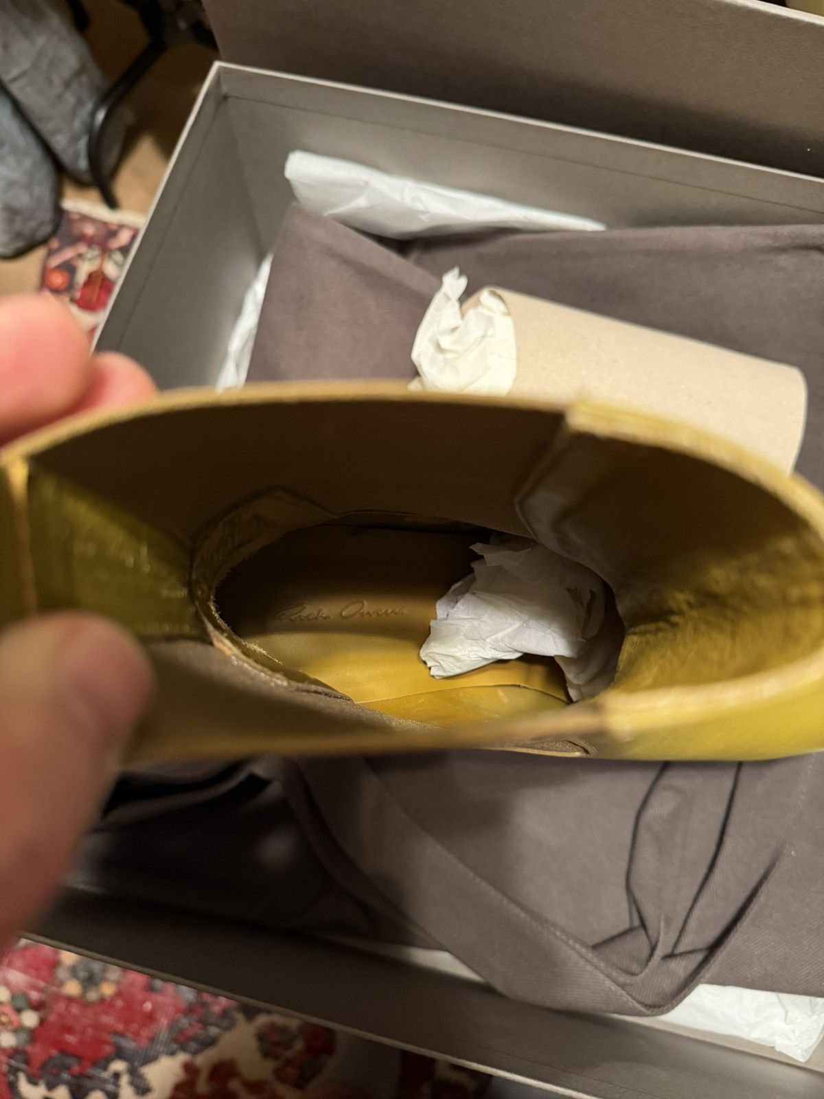 Rick Owens Rick Owens Yellow Kiss Heels Platform Brand New in Box Size US 10.5 / EU 43-44 - 5 Thumbnail