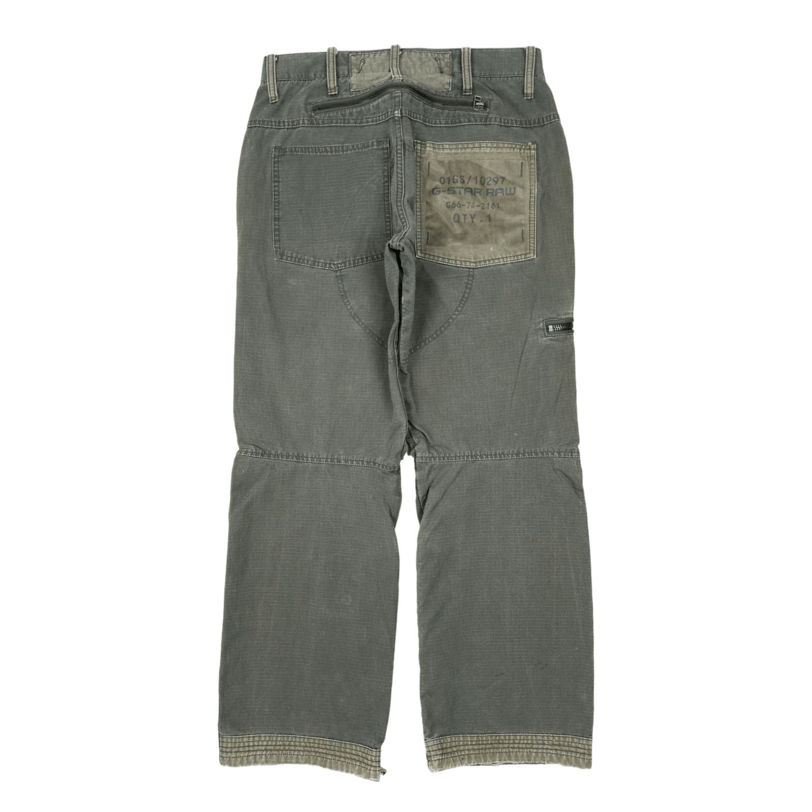 G-Star × Japanese Brand 💎 32/32 G-star RAW 3D Cargo Loose Pants Jeans Utility Y2K Size US 32 / EU 48 - 3 Thumbnail