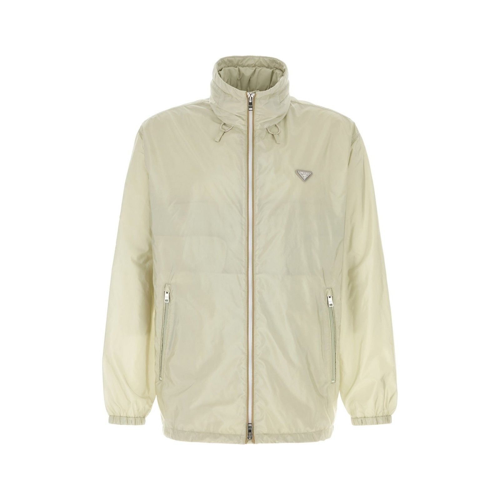 Prada PRADA Sand Re-Nylon Windbreaker Jacket New & Authentic (Men' Size US L / EU 52-54 / 3 - 1 Thumbnail