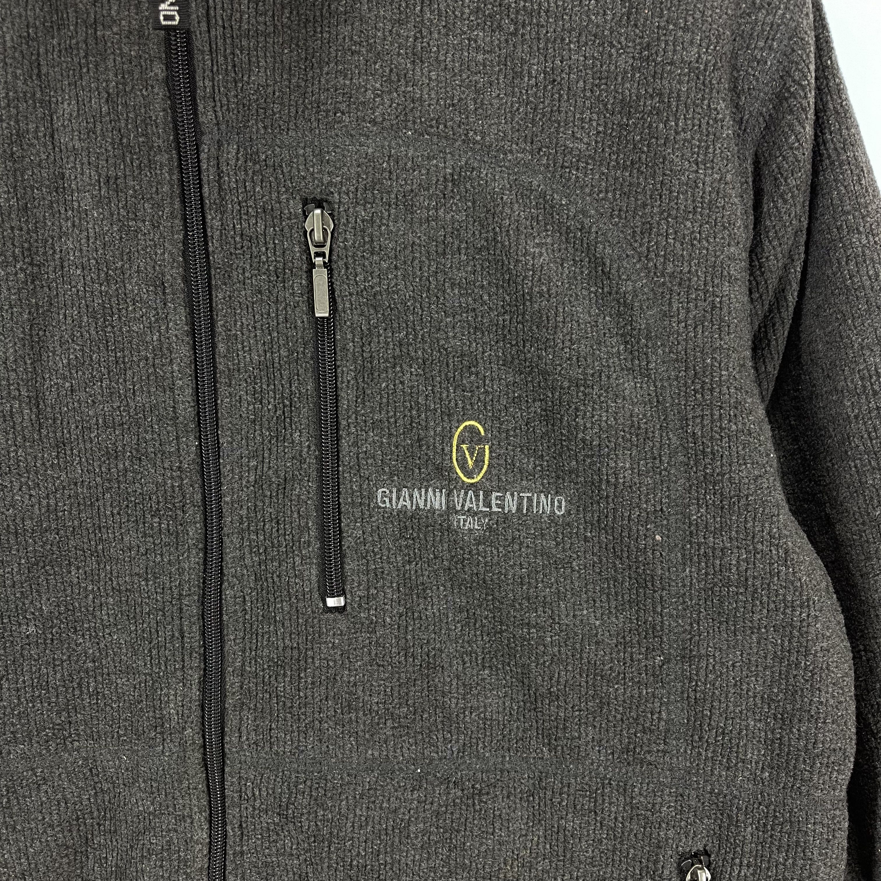 Gianni Valentino GIANNI VALENTINO Turtle Neck Zipper Fleece #1080/AL Size US M / EU 48-50 / 2 - 3 Thumbnail
