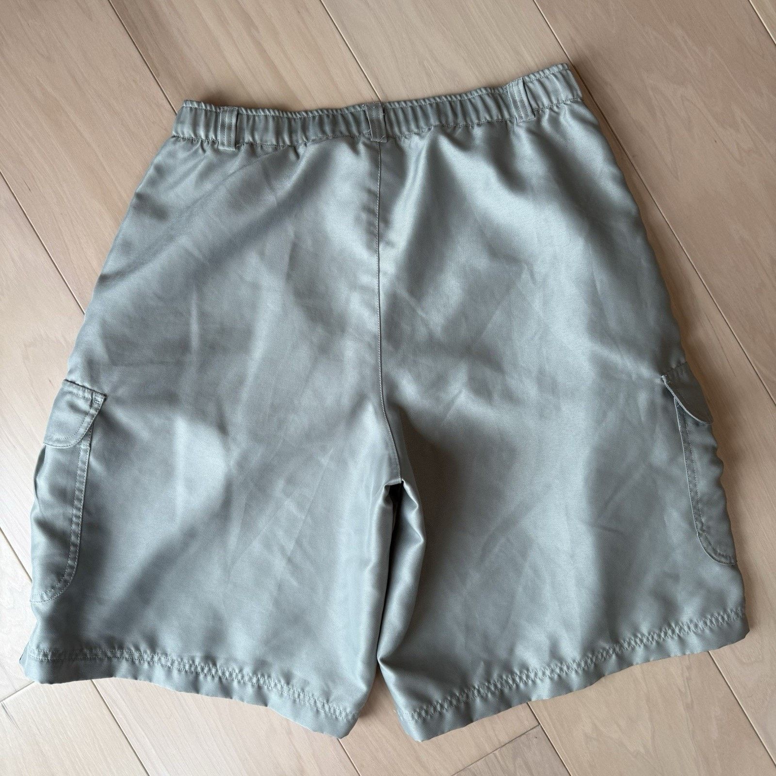 Nike × Vintage Vintage Nike Cargo Shorts Large Gray Y2K Utility Sportswear Size US 31 - 6 Thumbnail