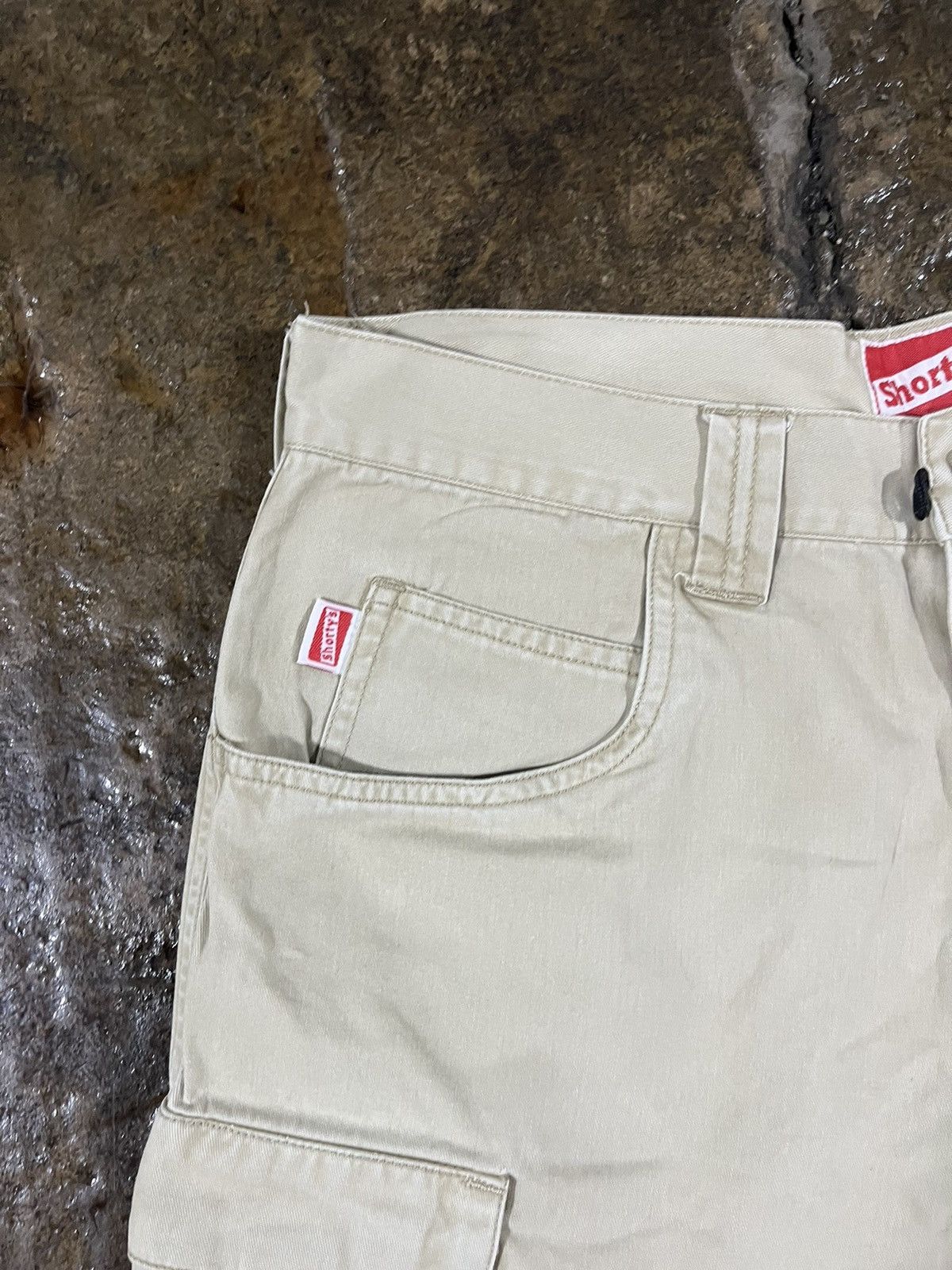 JNCO × Shorty's Skateboards × Vintage Vintage Shorty's Skateboards Baggy Cargo Shorts 90s Y2K Size US 34 / EU 50 - 7 Thumbnail