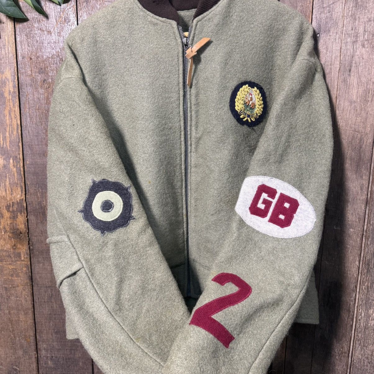 Fake London Genius Vintage 90’s Fake London Wool Cashmere Bomber Jacket Size US M / EU 48-50 / 2 - 5 Thumbnail