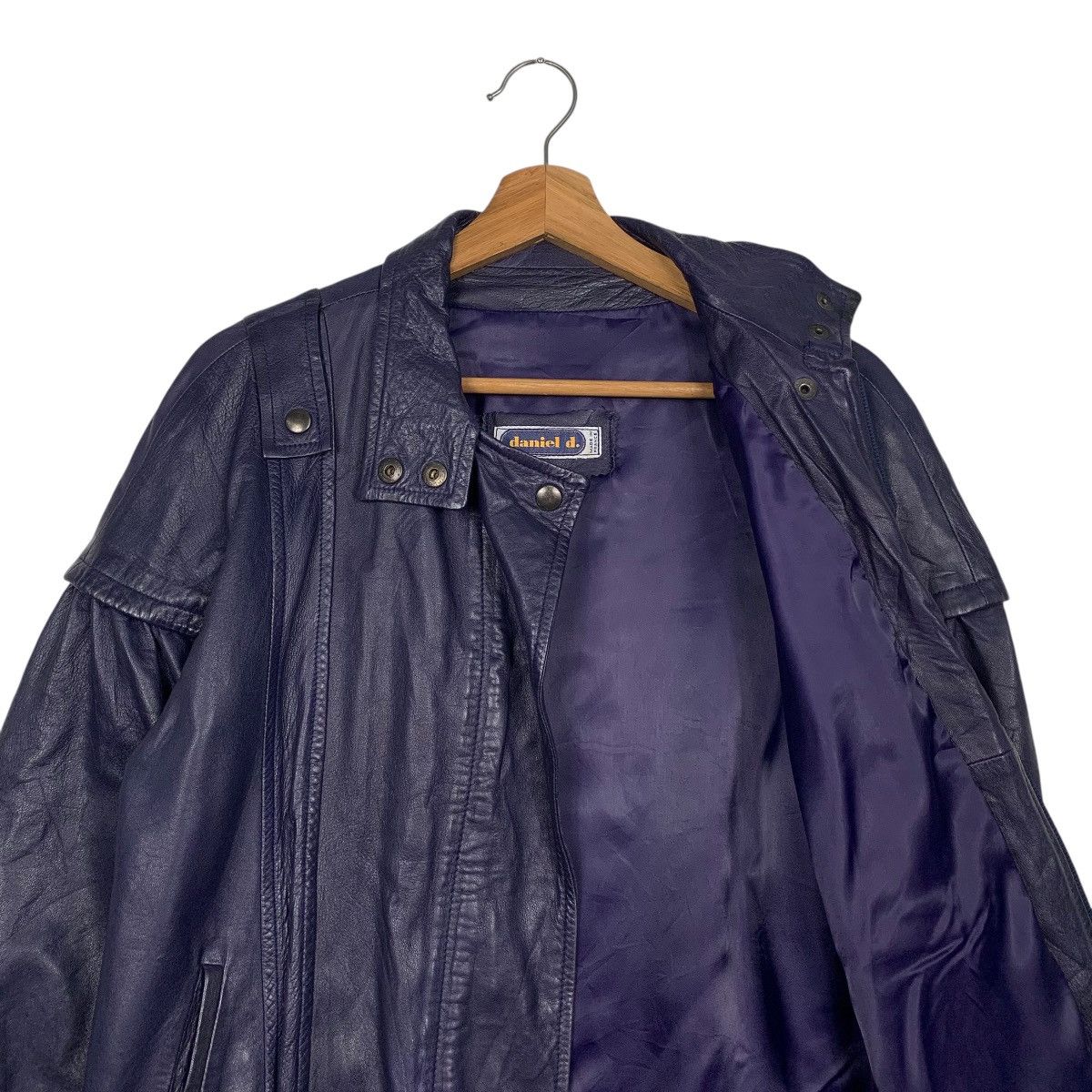Other Daniel D. Leather Jacket Made In France Size US S / EU 44-46 / 1 - 10 Thumbnail