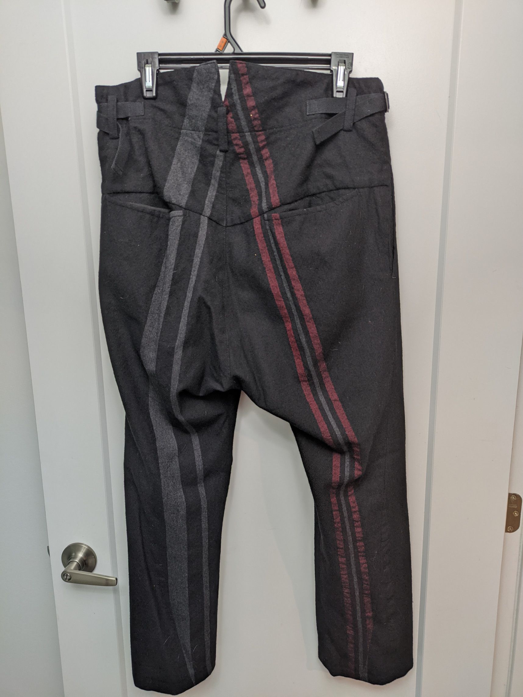 Nude: Masahiko Maruyama FW18 Wool Multi-Stripe Pants (NU-1319SL) Size US 32 / EU 48 - 3 Thumbnail