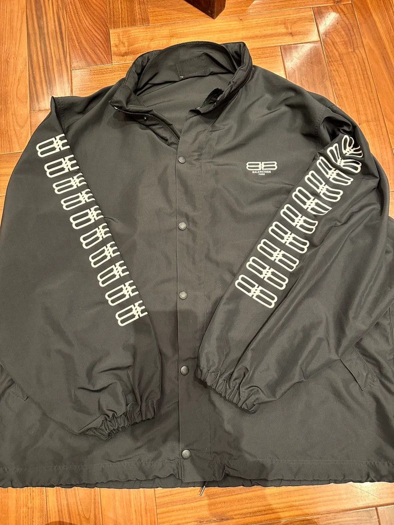 Balenciaga Balenciaga SS22 Logo Zip Casual Jacket Size US XS / EU 42 / 0 - 1 Thumbnail