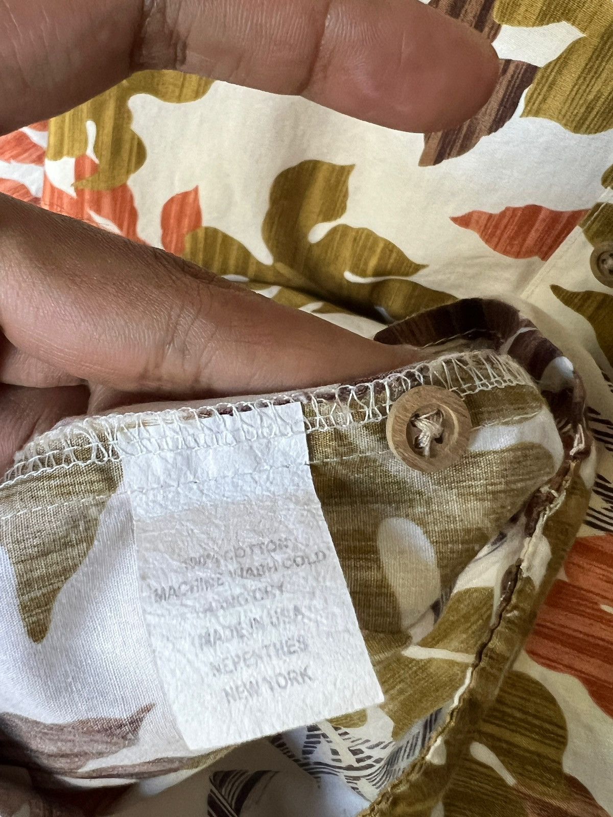 Needles × Nepenthes Nepenthes Floral Hawaiian Shirt Size US M / EU 48-50 / 2 - 13 Thumbnail