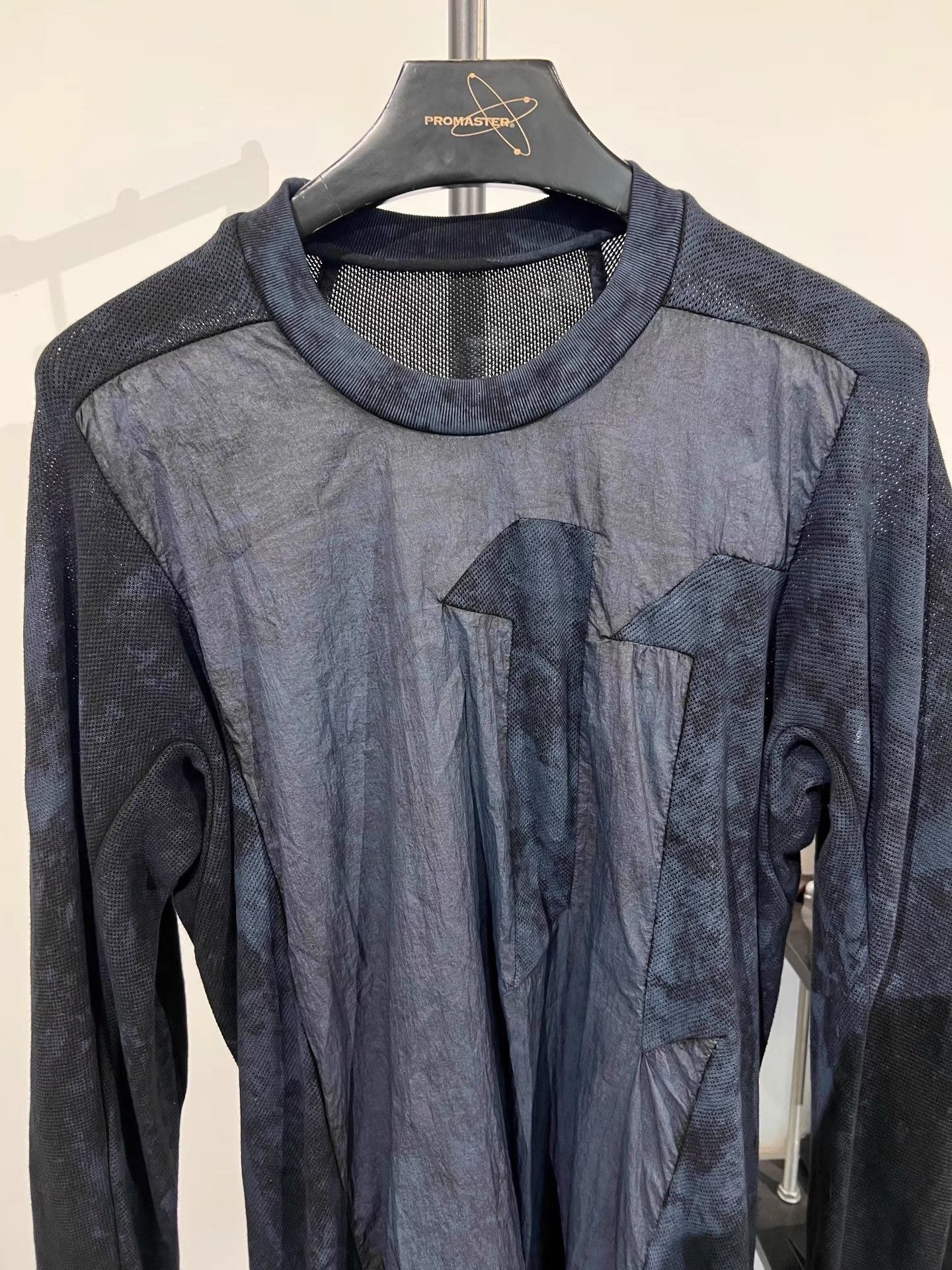 11 By Boris Bidjan Saberi 11by BBS CR1 Ink Faded Mesh Pullover K35 Size US L / EU 52-54 / 3 - 3 Thumbnail