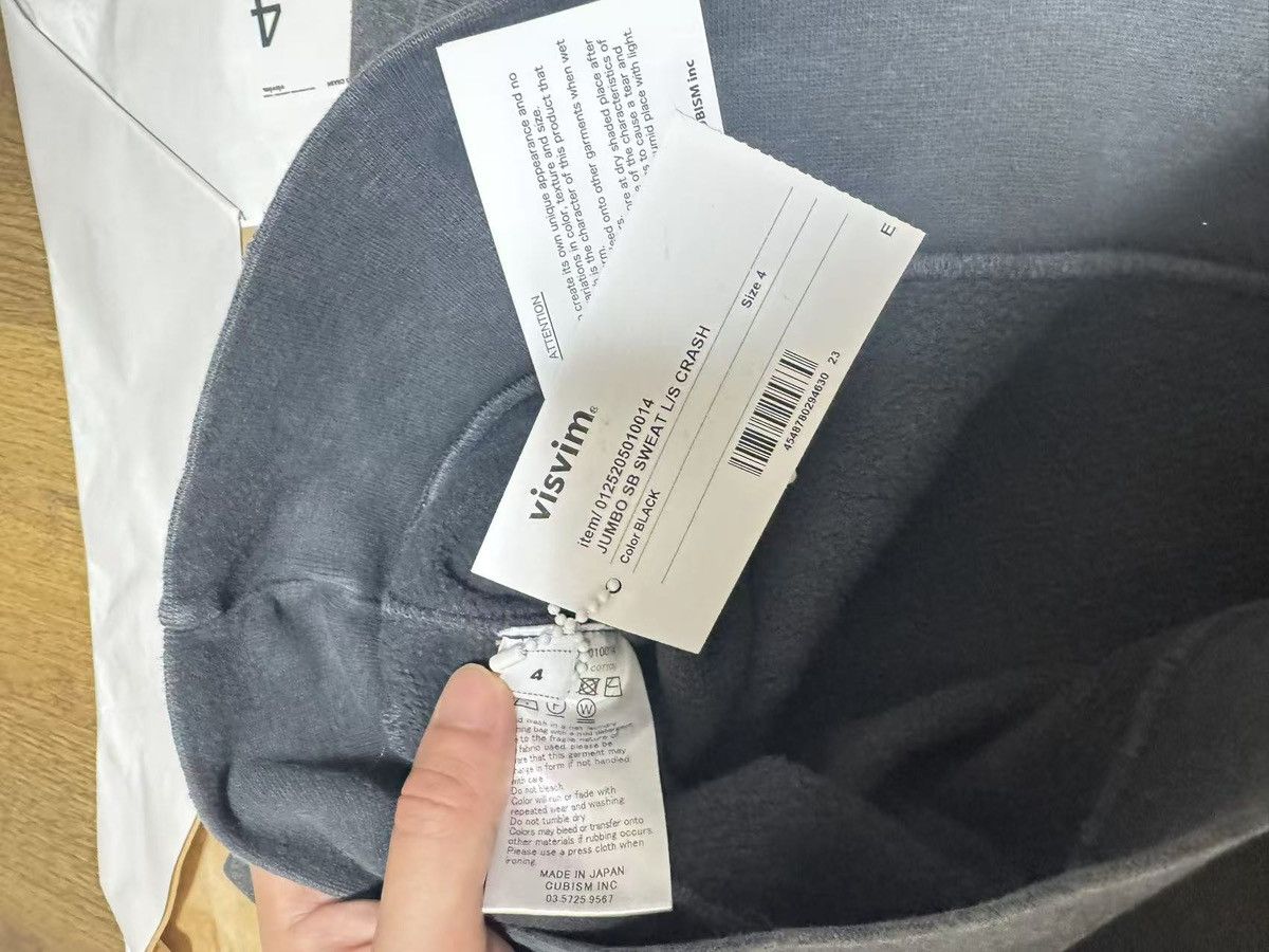 Visvim Brand New Visvim 25SS Jumbo SB Sweat L/S Crash Size 4 Size US XL / EU 56 / 4 - 5 Thumbnail
