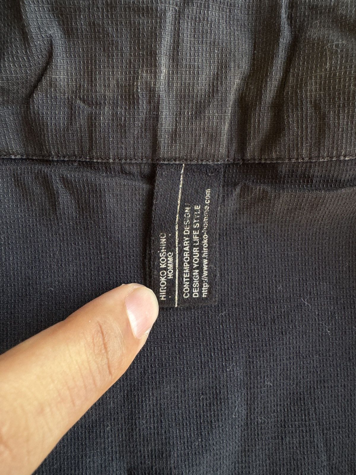 Hiroko Koshino Homme Hiroko Koshino Black Zipper Shirts Size US XL / EU 56 / 4 - 3 Thumbnail