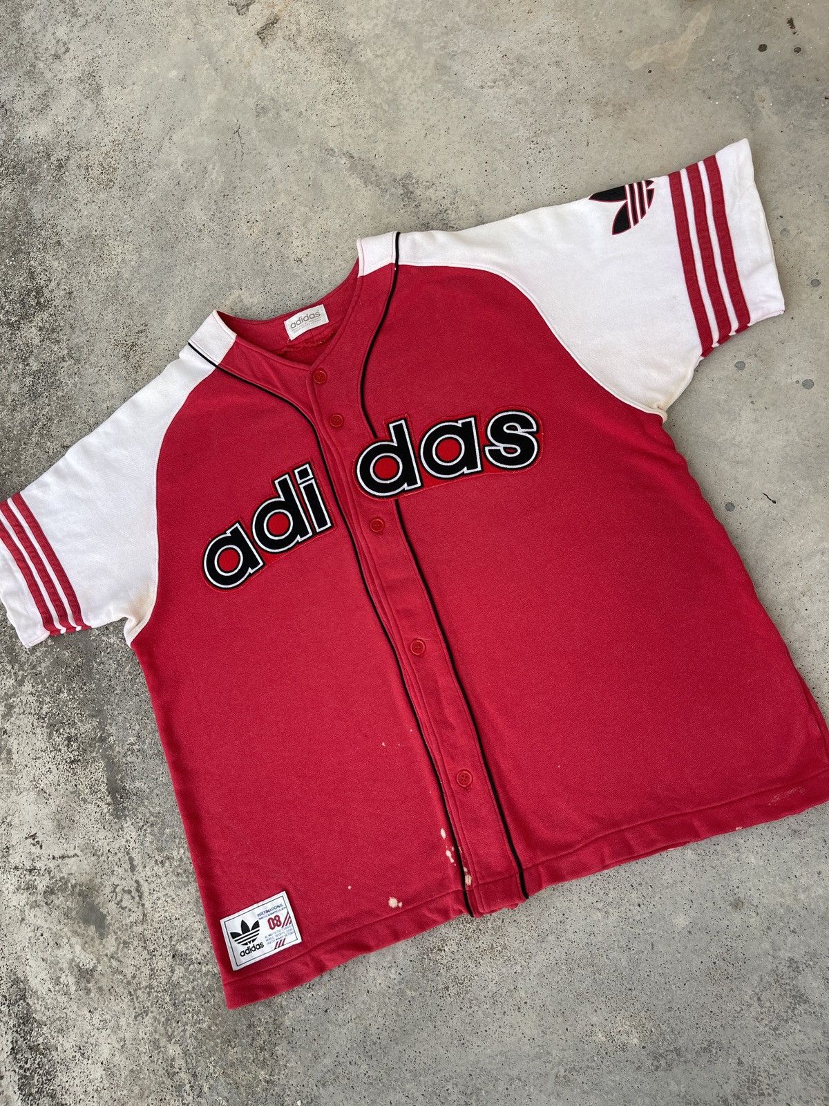 Vintage 90s Adidas Baseball Big Logo