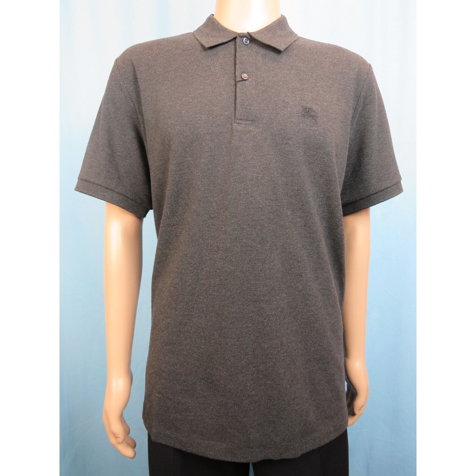 Burberry BURBERRY OXFORD DARK GRAY COTTON CHECK LOGO SLEEVE SHIRT S Size US S / EU 44-46 / 1 - 7 Thumbnail