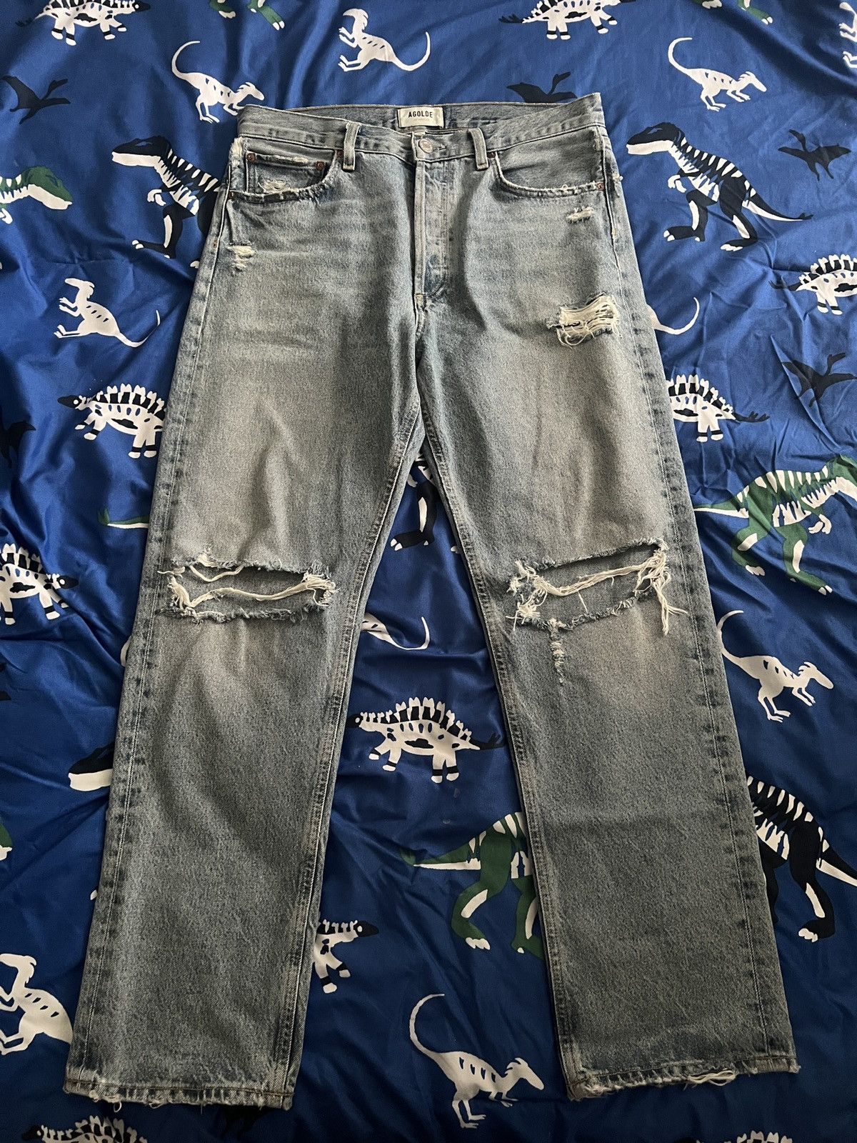Agolde AGOLDE Blue 90’s Jeans Size US 29 - 1 Thumbnail