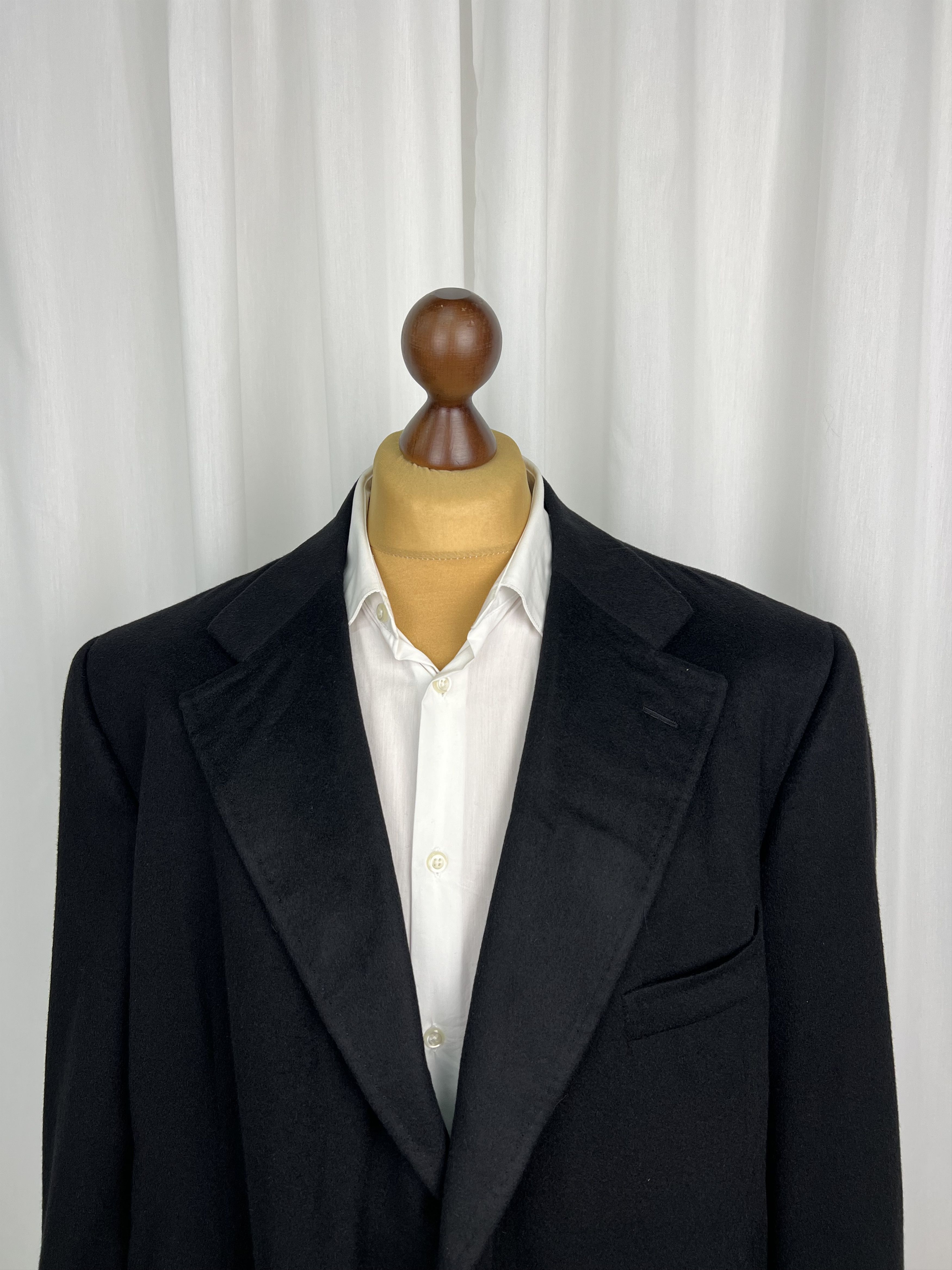 Stefano Ricci Pure 100% Cashmere with Fur Lapel Overcoat Size US XXL / EU 58 / 5 - 7 Thumbnail