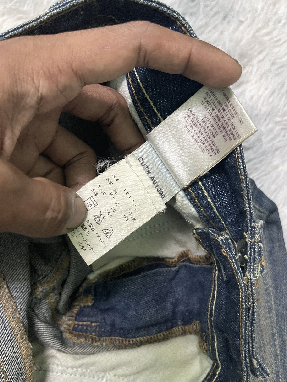 Vintage 90s YANUK FLARE DISTRESSED JEANS RARE DESIGN Size US 31 - 13 Thumbnail