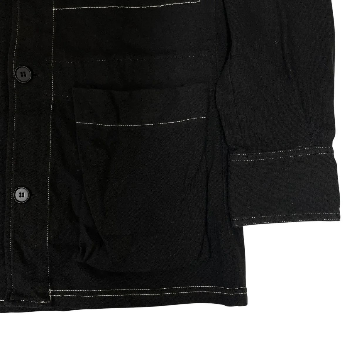 Yohji Yamamoto SS02 Contrast Stitch Hoodie Size US M / EU 48-50 / 2 - 4 Thumbnail