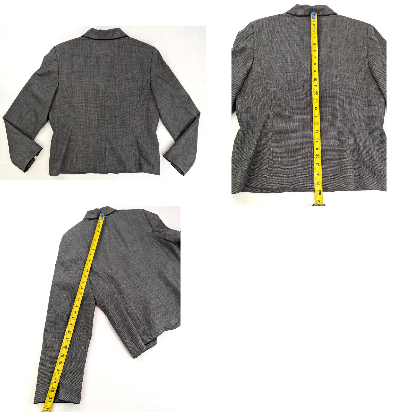 Pendleton VINTAGE Pendleton Savvy Stretch Wool Blazer Jacket Women 12 Check 3 Button Sport Coat Size XL / US 12-14 / IT 48-50 - 9 Thumbnail