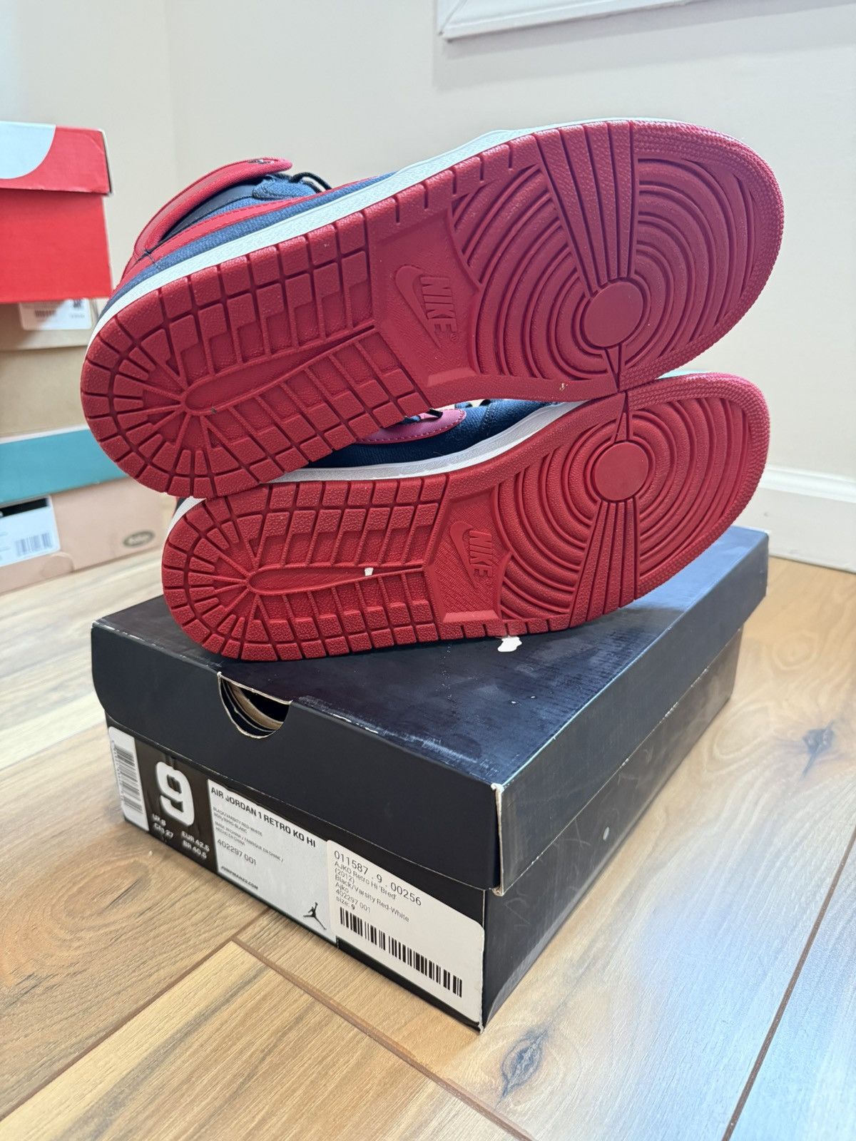 Jordan Brand 2012 AJKO Air Jordan 1 “Bred” Size US 9 / EU 42 - 5 Thumbnail