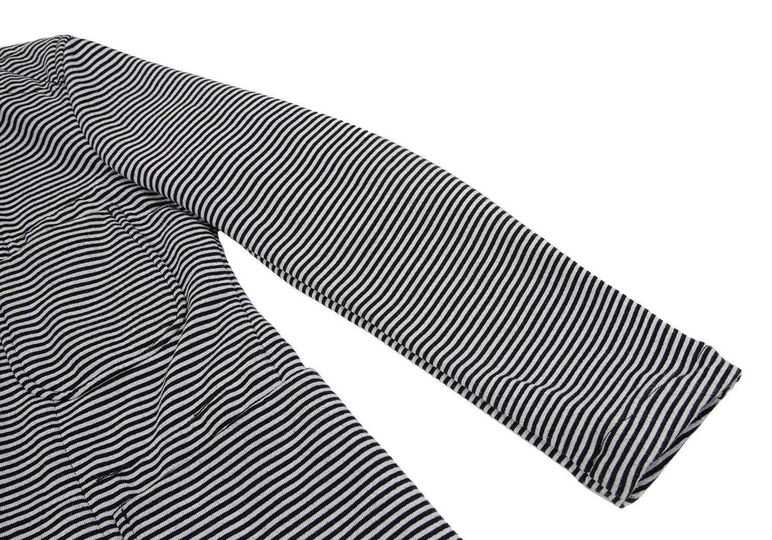 Engineered Garments Cotton-Polyester Striped Sweat Jacket in Gray and Black, XS Size US XS / EU 42 / 0 - 8 Thumbnail