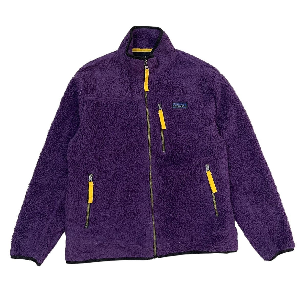 image of Outdoor Style Go Out x Vintage Gerry Cosby Deep Pile Zipper Jacket in Purple, Men's (Size Small)
