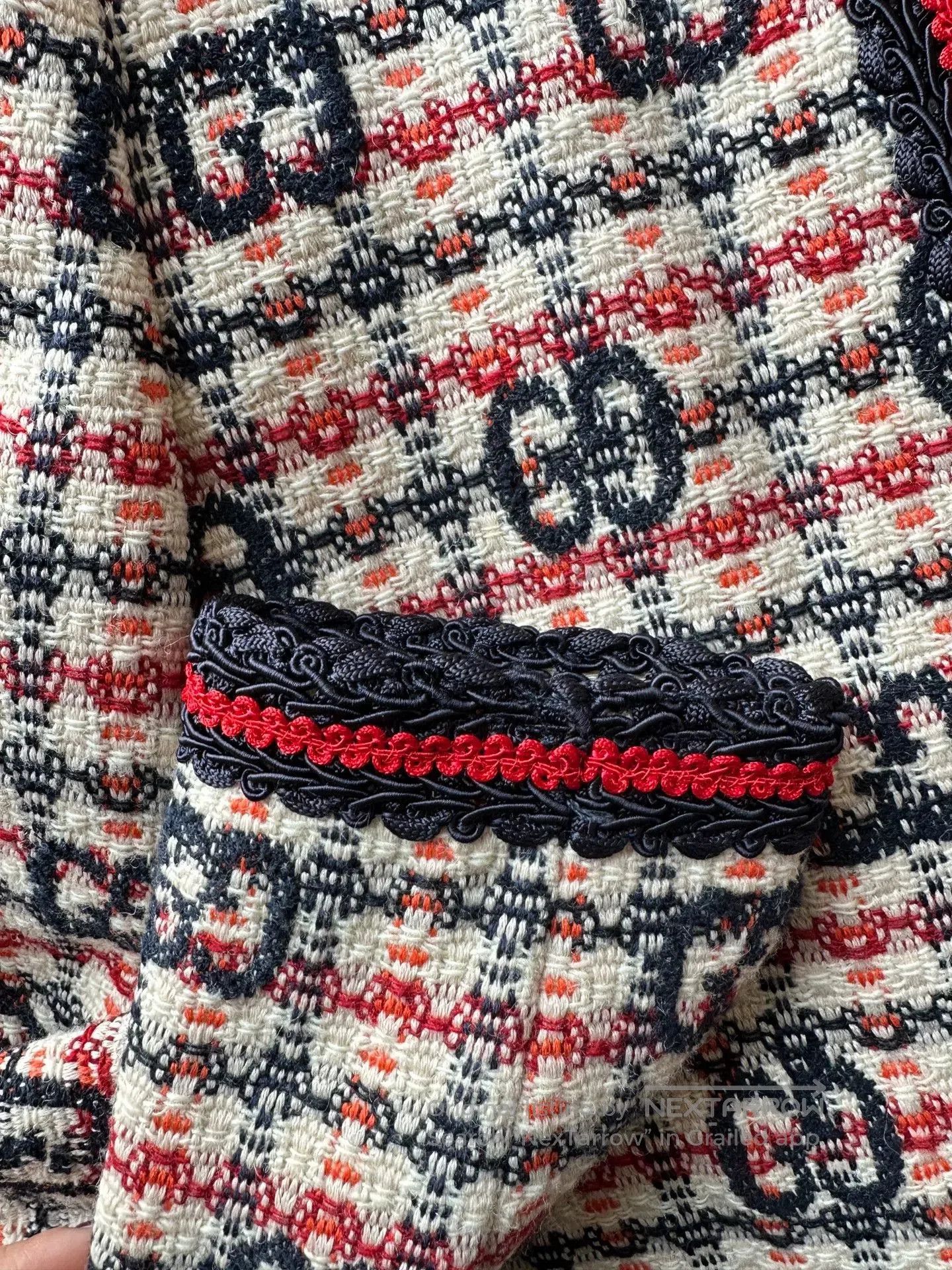Gucci Gucci Monogram Wool Blend Coat. Size S / US 4 / IT 40 - 3 Thumbnail