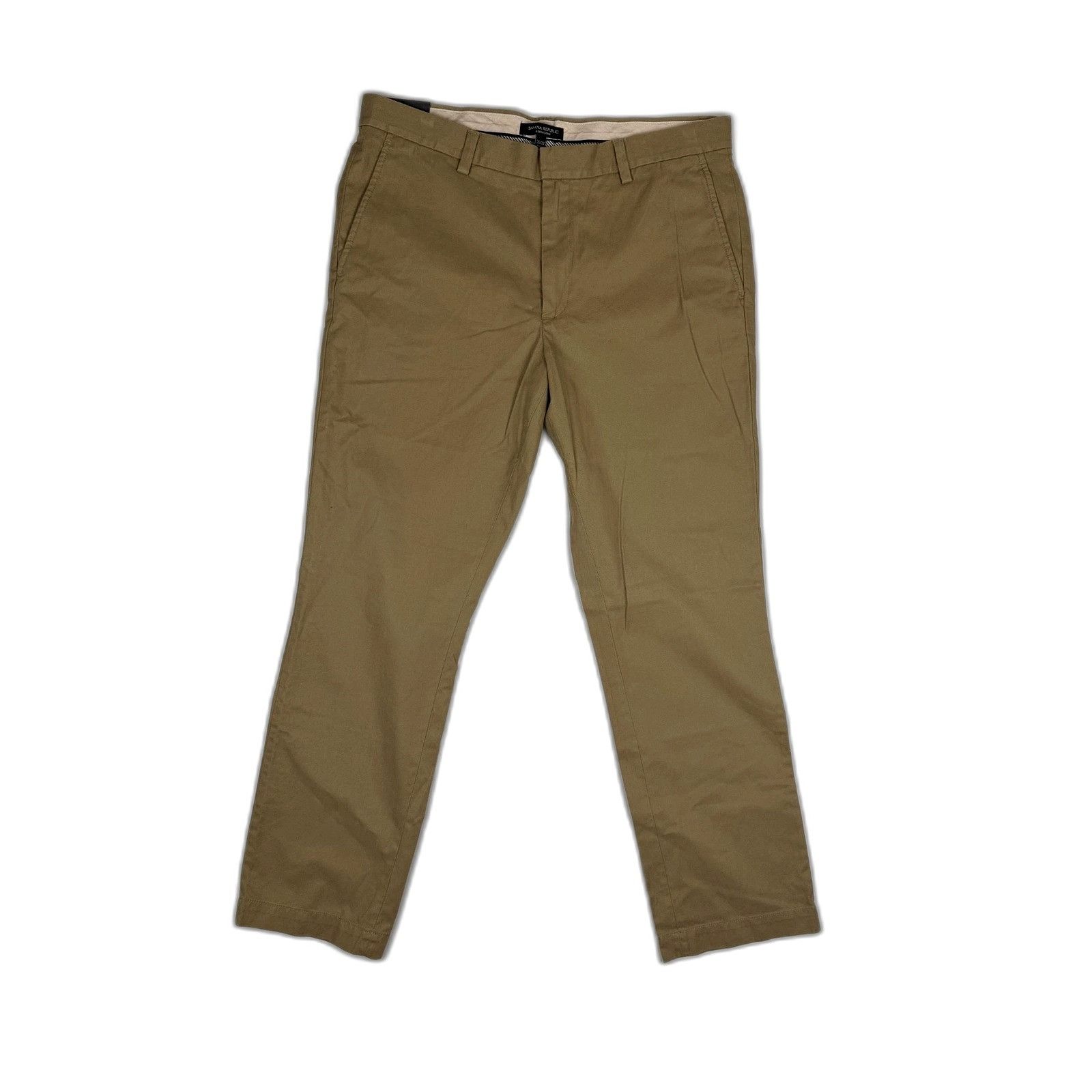 Banana Republic Banana Republic Aiden Chino Pants Mens 35x32 Brown Rapid Mov Size US 35 - 8 Thumbnail