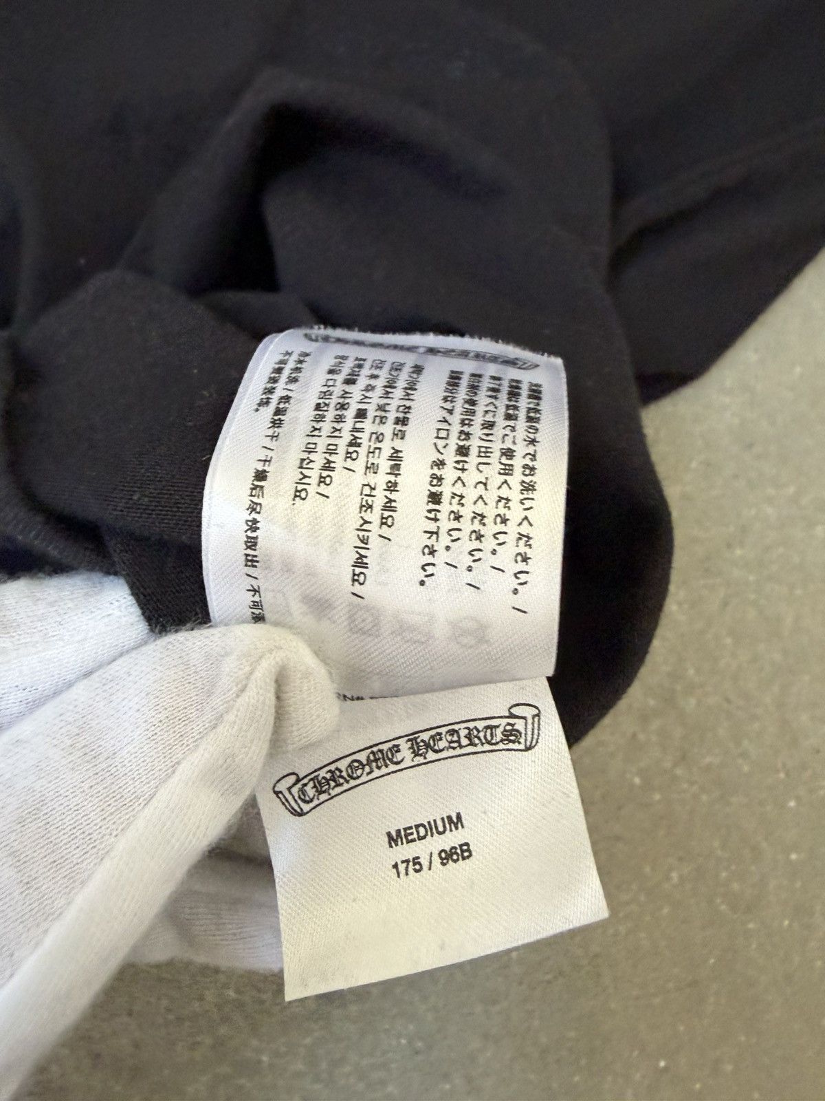 Chrome Hearts RARE! Chrome Hearts Script Neck Logo Long Sleeve T-Shirt Size US M / EU 48-50 / 2 - 5 Thumbnail