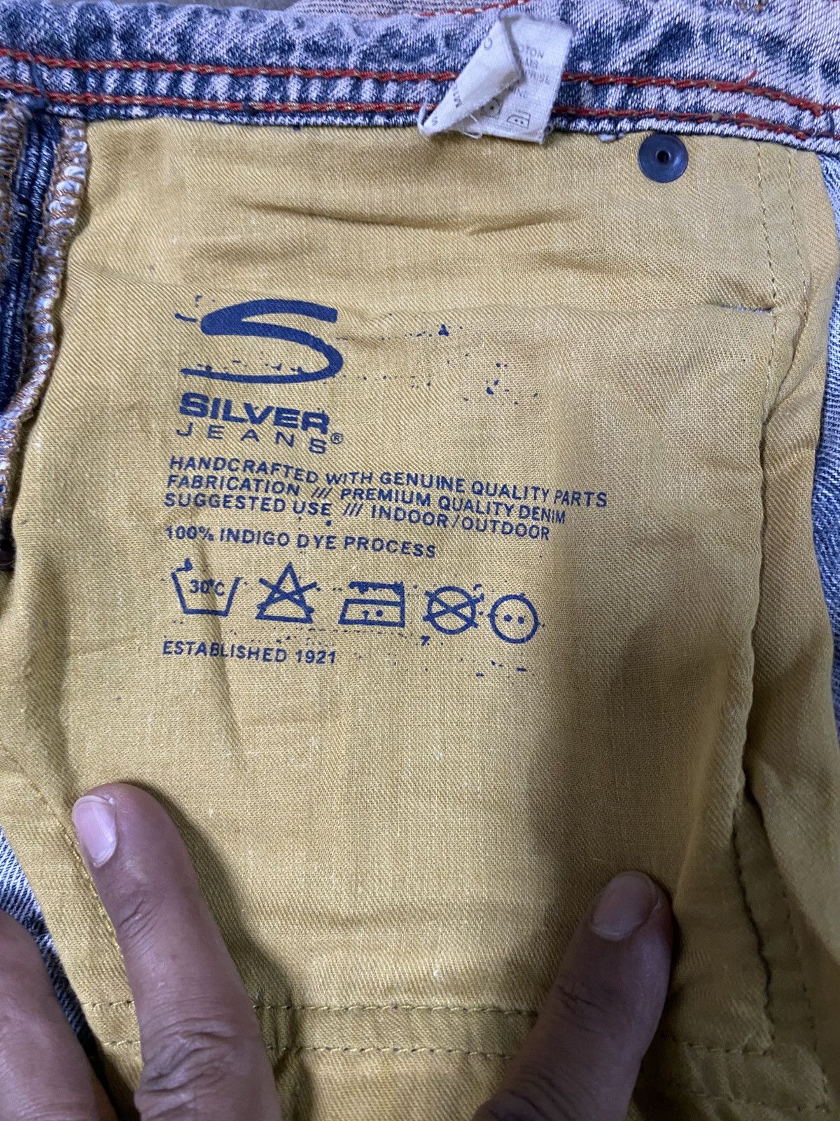 Japanese Brand × Silver Jeans Co. × Vintage Vintage Silver Jeans Distressed p180 Size US 32 / EU 48 - 8 Thumbnail