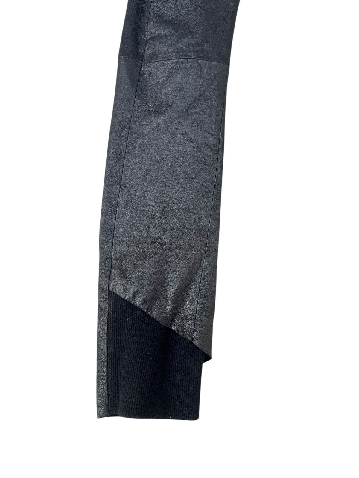 Ekam EKAM Distressed Pigskin Leather Asymmetrical Jacket Size US S / EU 44-46 / 1 - 22 Thumbnail