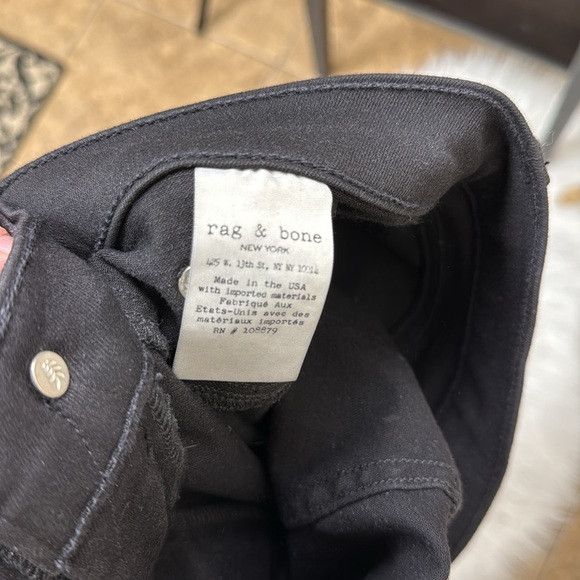Rag & Bone RAG & BONE flexi nina skinny black jeans 32 EUC Size 31" - 15 Thumbnail