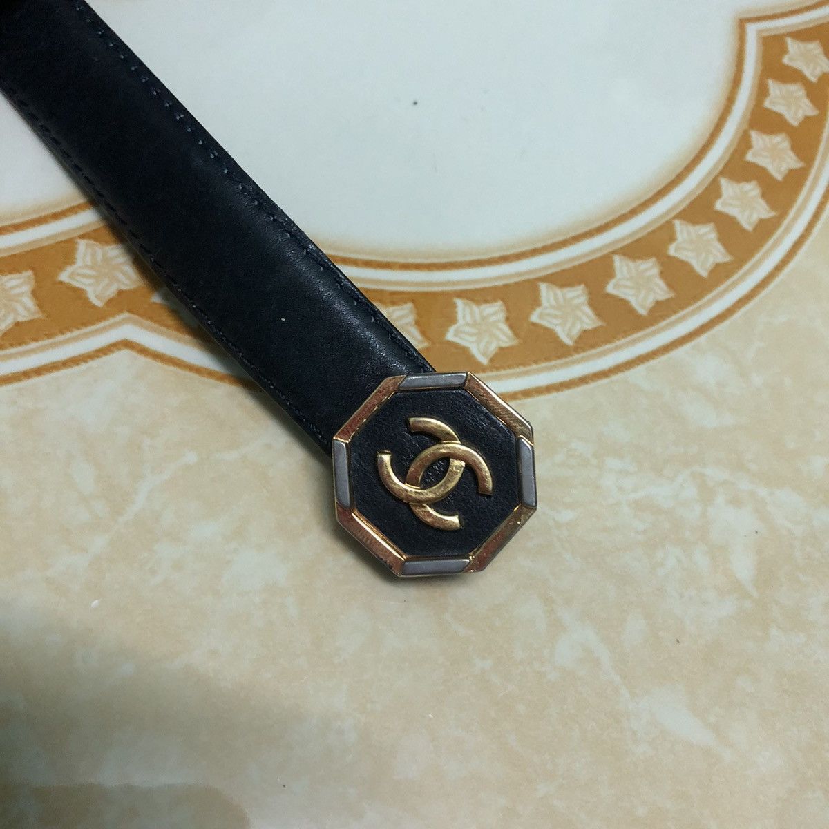 Chanel chanel woman belt vintage veau veritable Size ONE SIZE - 2 Thumbnail