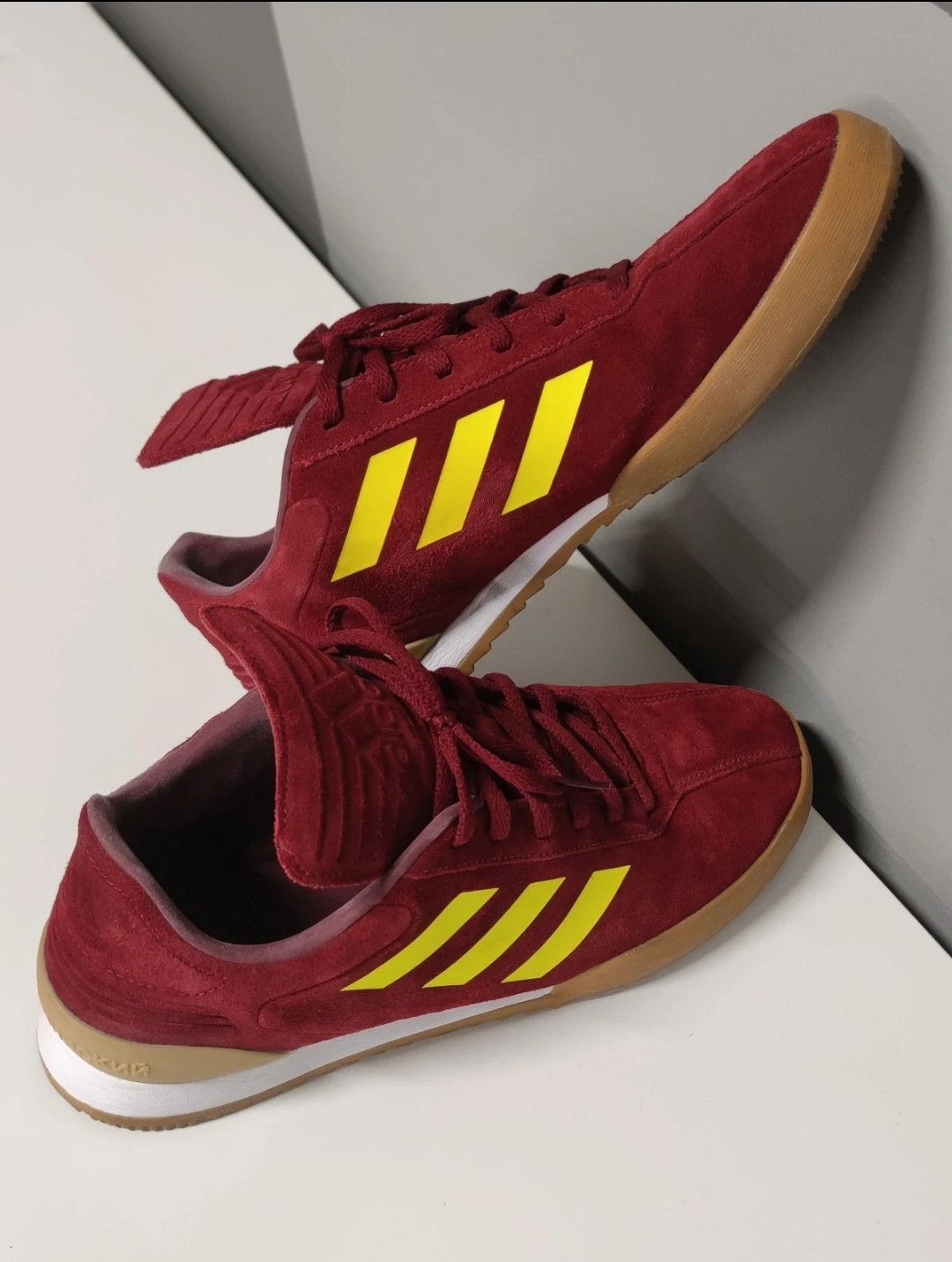 Adidas × Gosha Rubchinskiy Copa Super AC8674 Burgundy Size US 10 / EU 43 - 12 Thumbnail