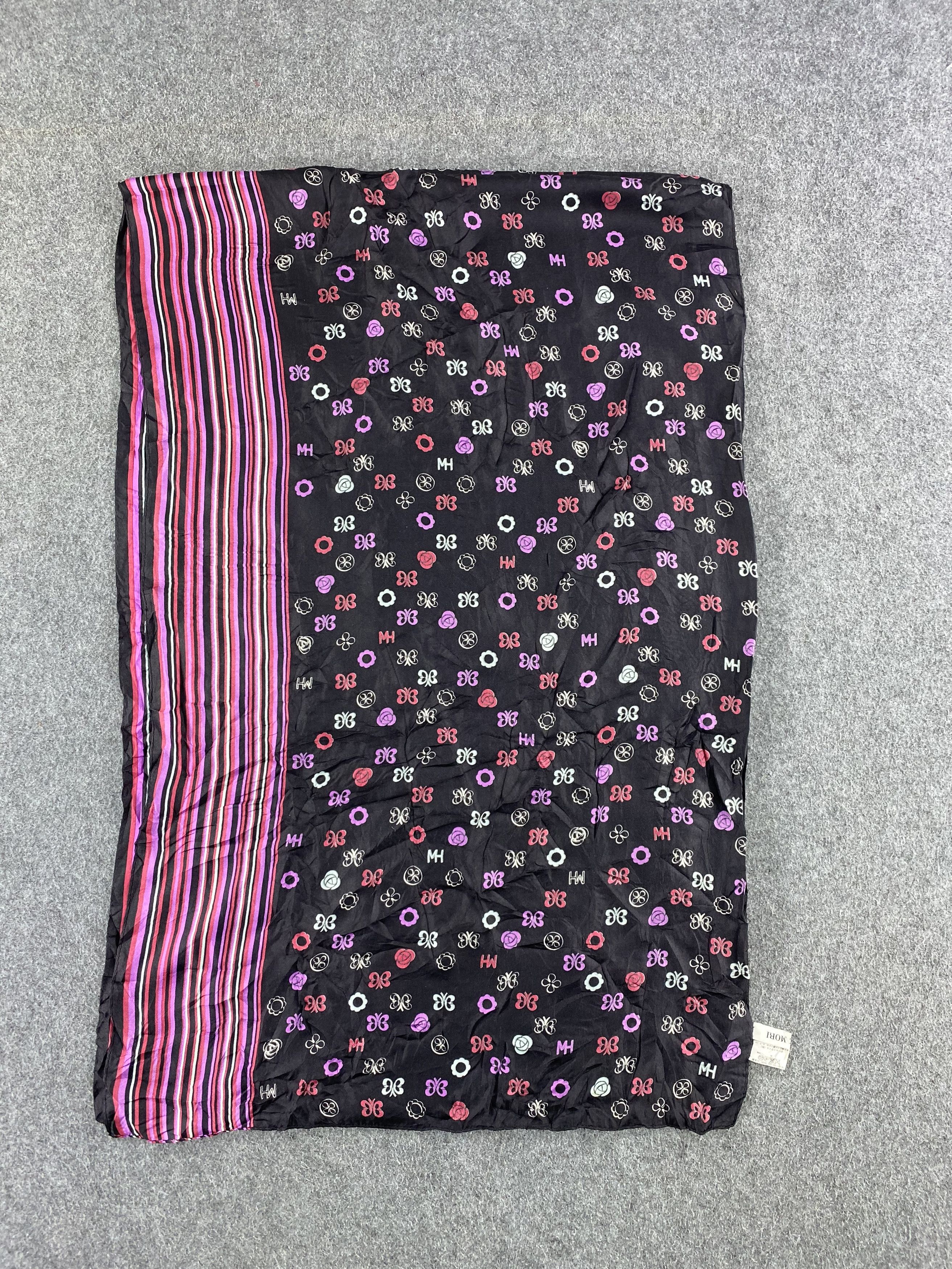 Hanae Mori Hanae Mori Silk Scarf / Stole / Muffler Size ONE SIZE - 2 Thumbnail