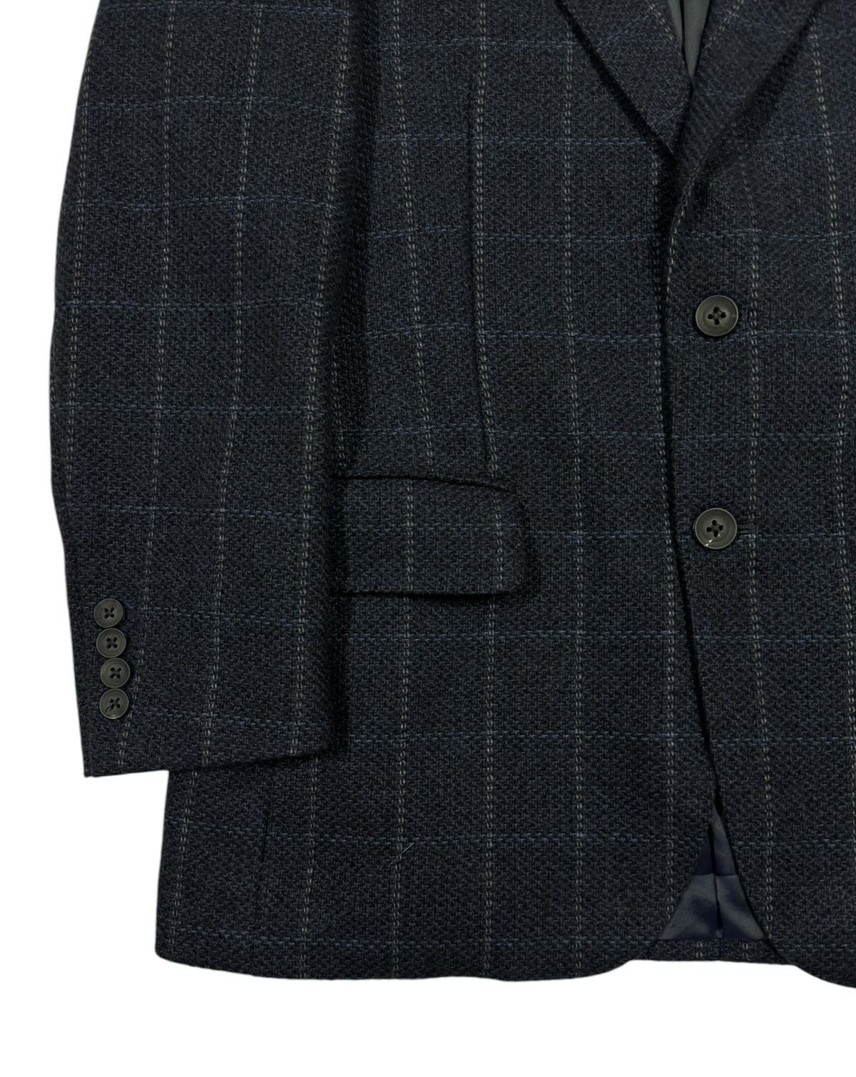 Burberry Burberry London Checked Blazer Cashmere Jacket Japan Size 48R - 11 Thumbnail