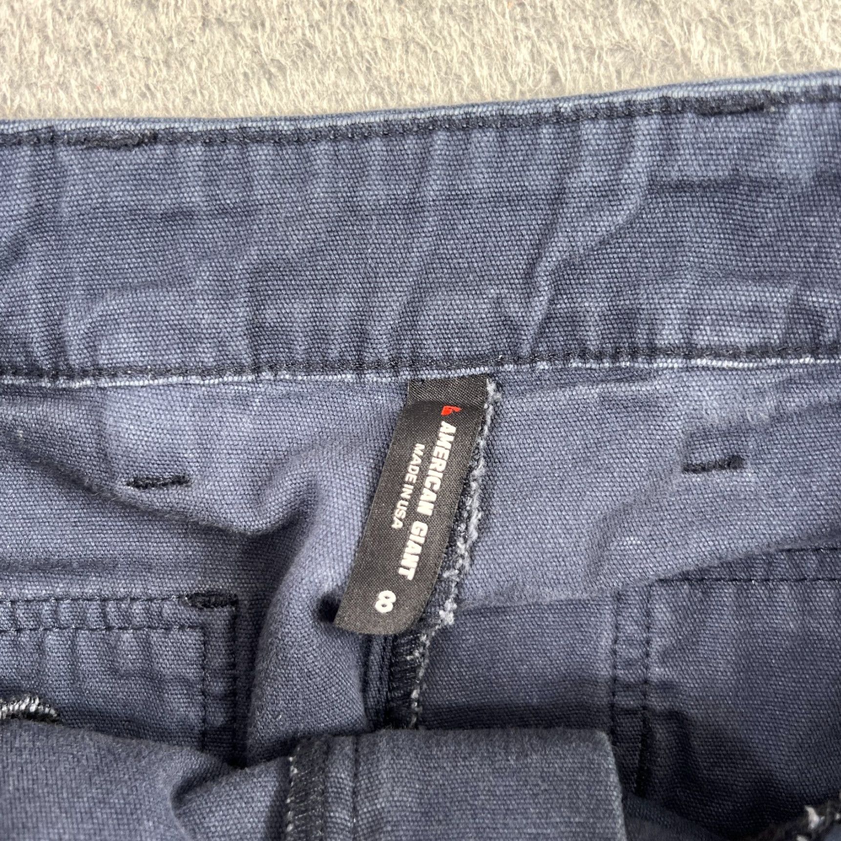 Vintage American Giant Pants Womens 8 Blue Stretch Knit Straight Casual Style Dress Pants Womens 8 Blue Stretch Knit Straight Pockets Size 30" / US 8 / IT 44 - 7 Thumbnail
