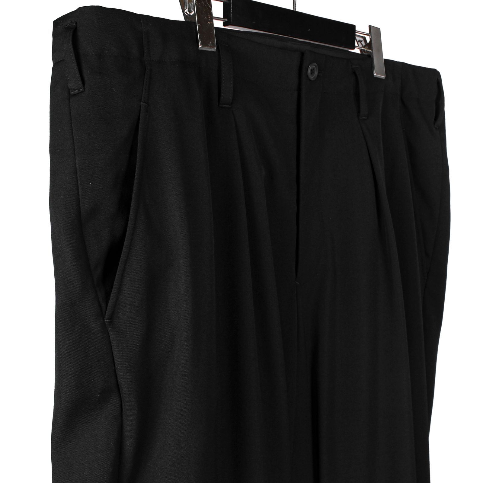 Yohji Yamamoto Yohji Yamamoto Pour Homme - W/Gabardine Hem Belt Pants Size US 30 / EU 46 - 4 Thumbnail