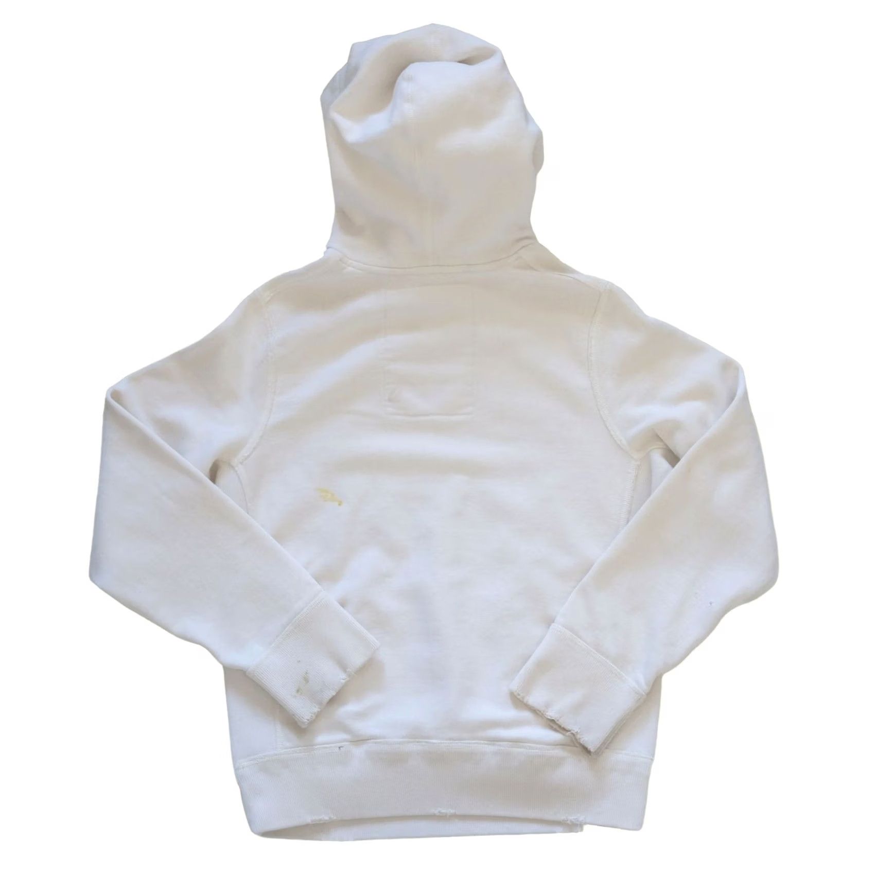 Abercrombie & Fitch VINTAGE Abercrombie & Fitch Hoodie Sweatshirt Men S White Distressed Retro Pullover Hooded Sweatshirt Size US S / EU 44-46 / 1 - 3 Thumbnail