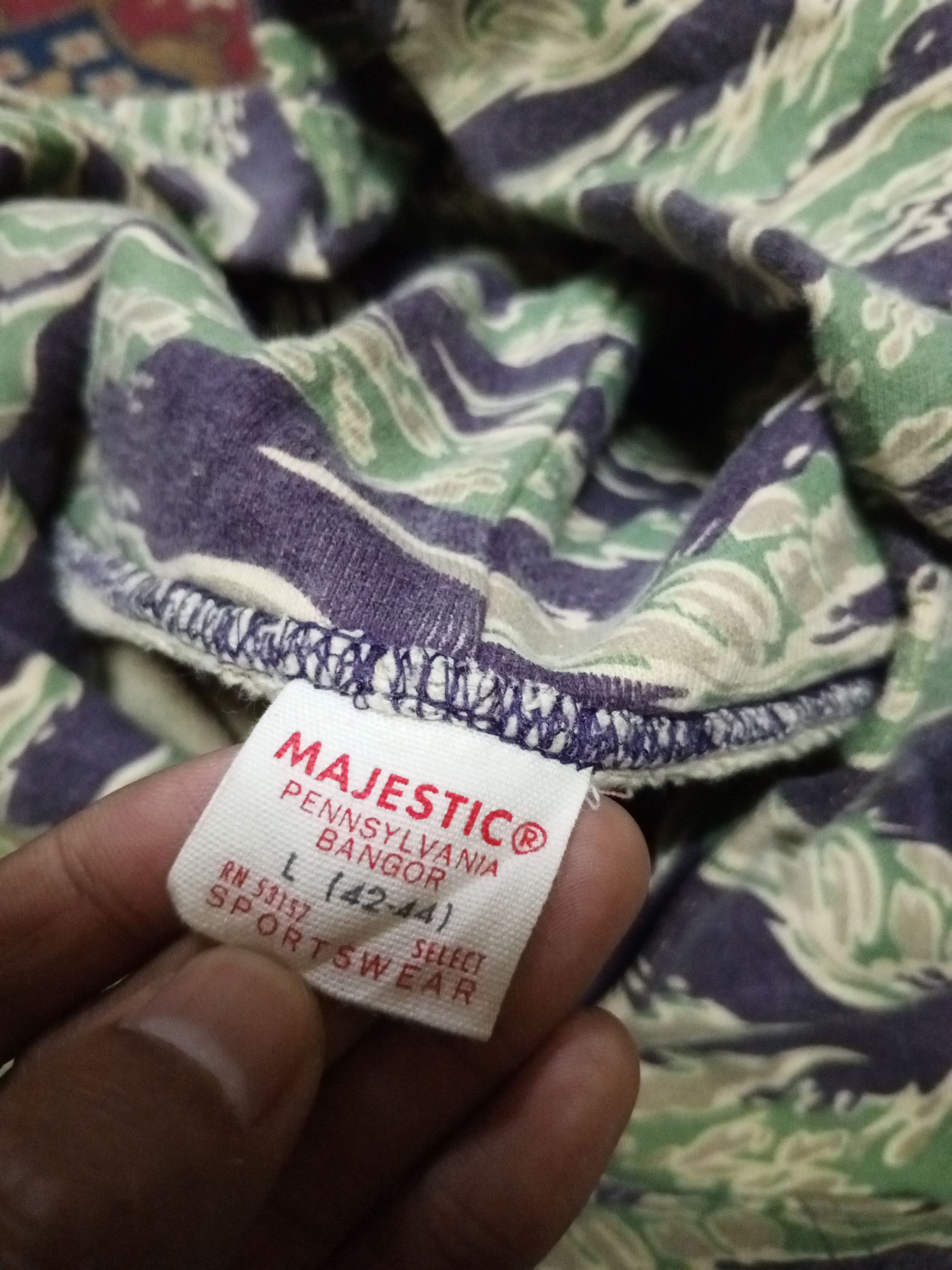 Majestic 💥majestic Brooklyn 💥🔥 tiger stripe🔥 hoddies{vintage} Size US L / EU 52-54 / 3 - 14 Thumbnail