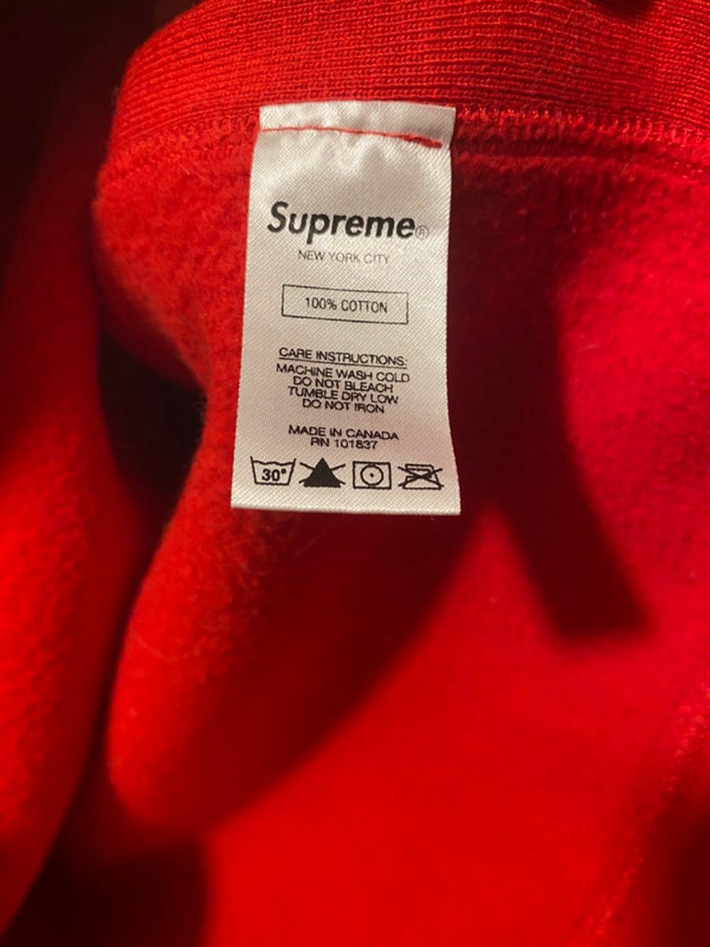Supreme Supreme Box Logo Hooded Sweatshirt (Red) Size US XL / EU 56 / 4 - 9 Thumbnail