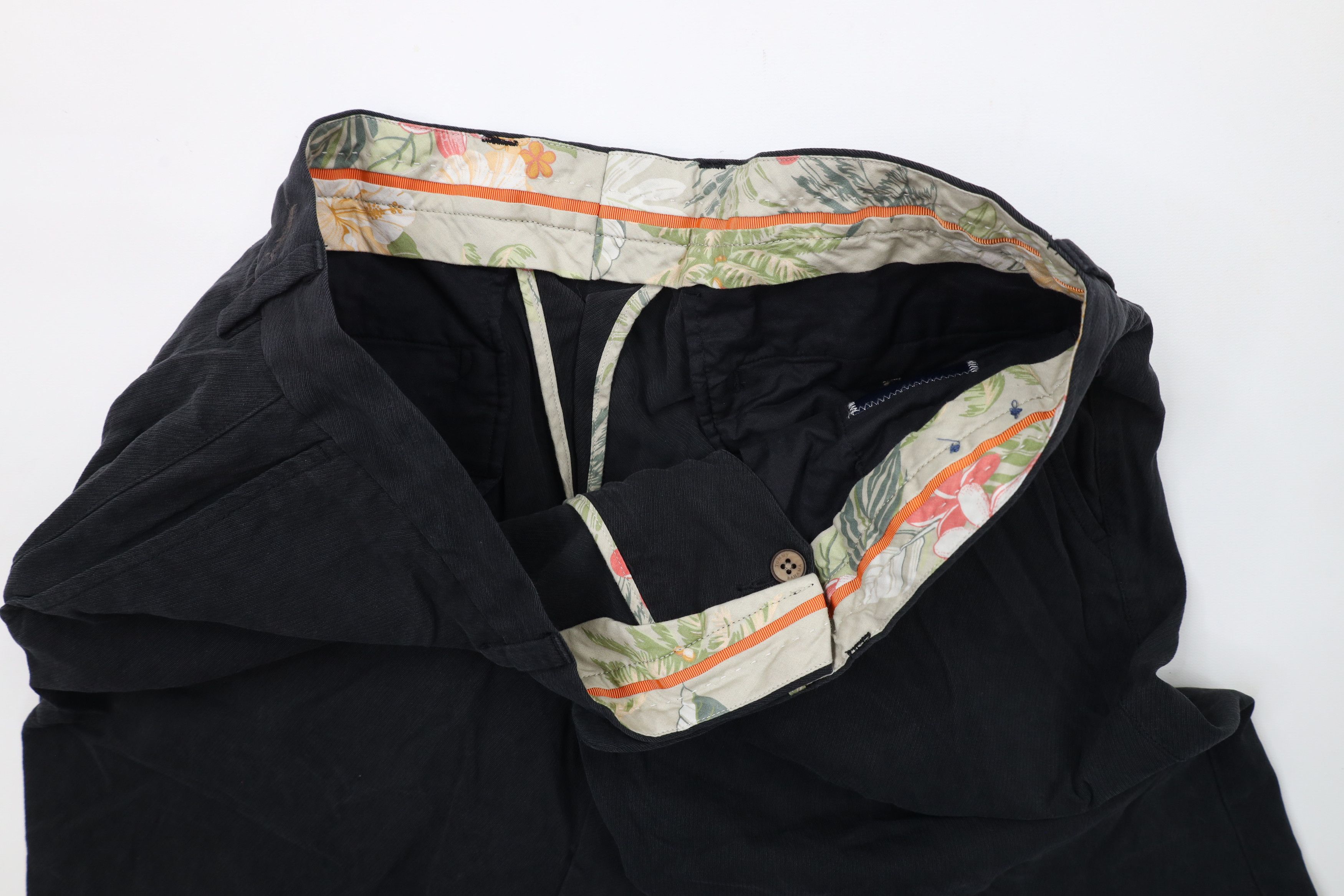 Tommy Bahama × Vintage Vintage Y2K Tommy Bahama Blend Wide Leg Chino Pants Black Size US 33 - 6 Thumbnail