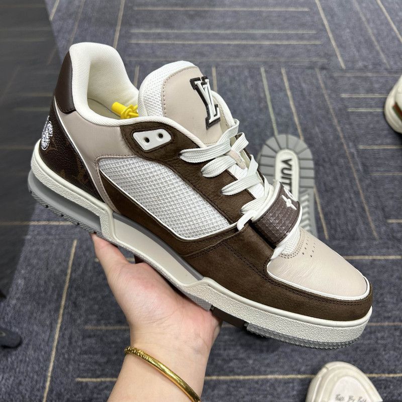 Louis Vuitton Louis Vuitton Trainer Low-Top Sneakers in Brown -2508 Size US 8 / EU 41 - 6 Thumbnail