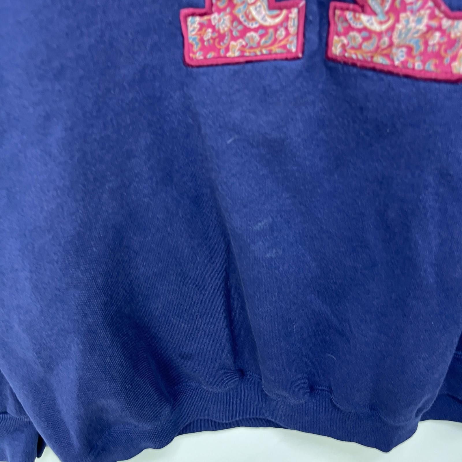 Other Vintage 90s Kentucky University Floral Faded Sweatshirt XL Size ONE SIZE - 5 Thumbnail