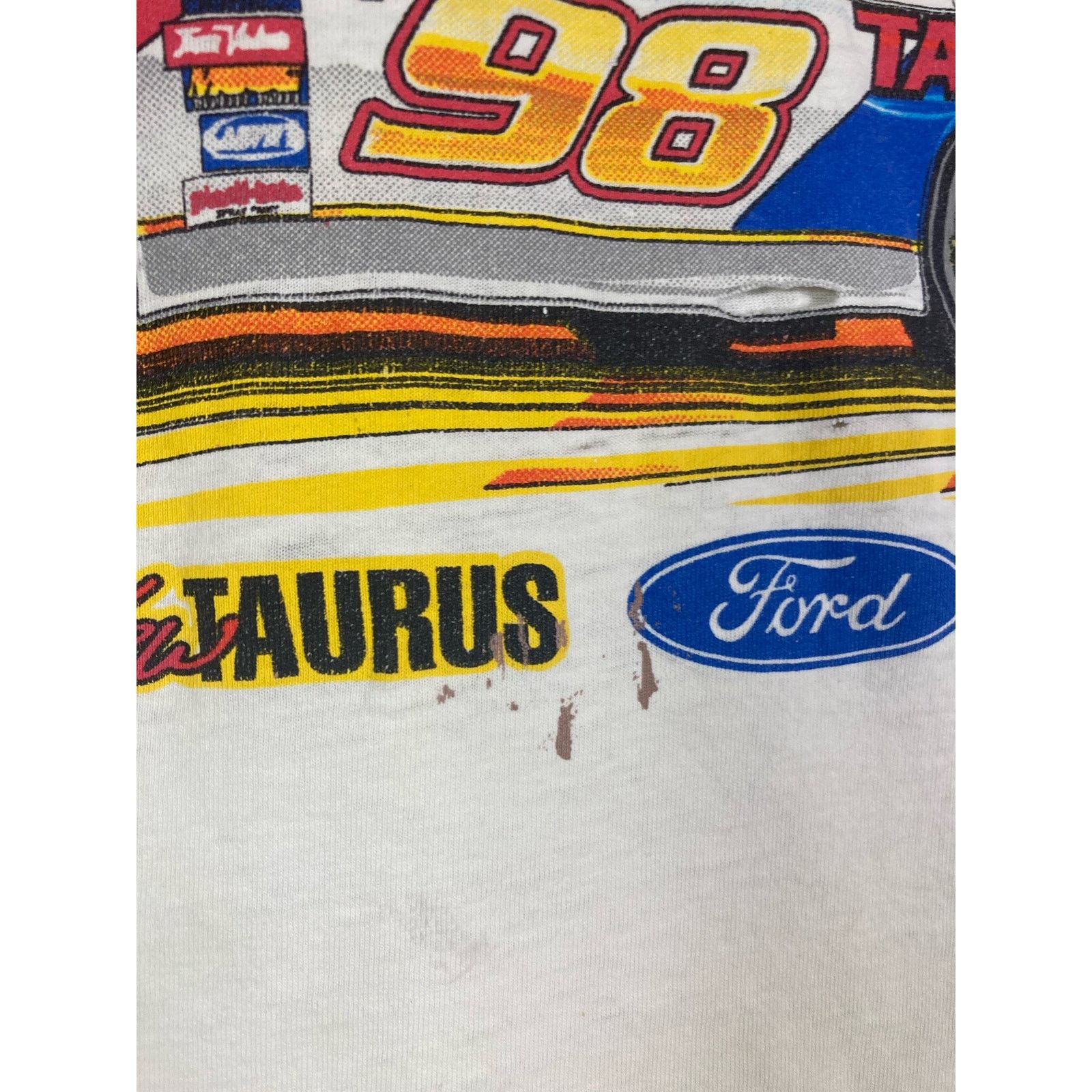 Other Vintage Ford Racing XL "Real Race Cars Don't Wear Bowties" Size US XL / EU 56 / 4 - 9 Thumbnail