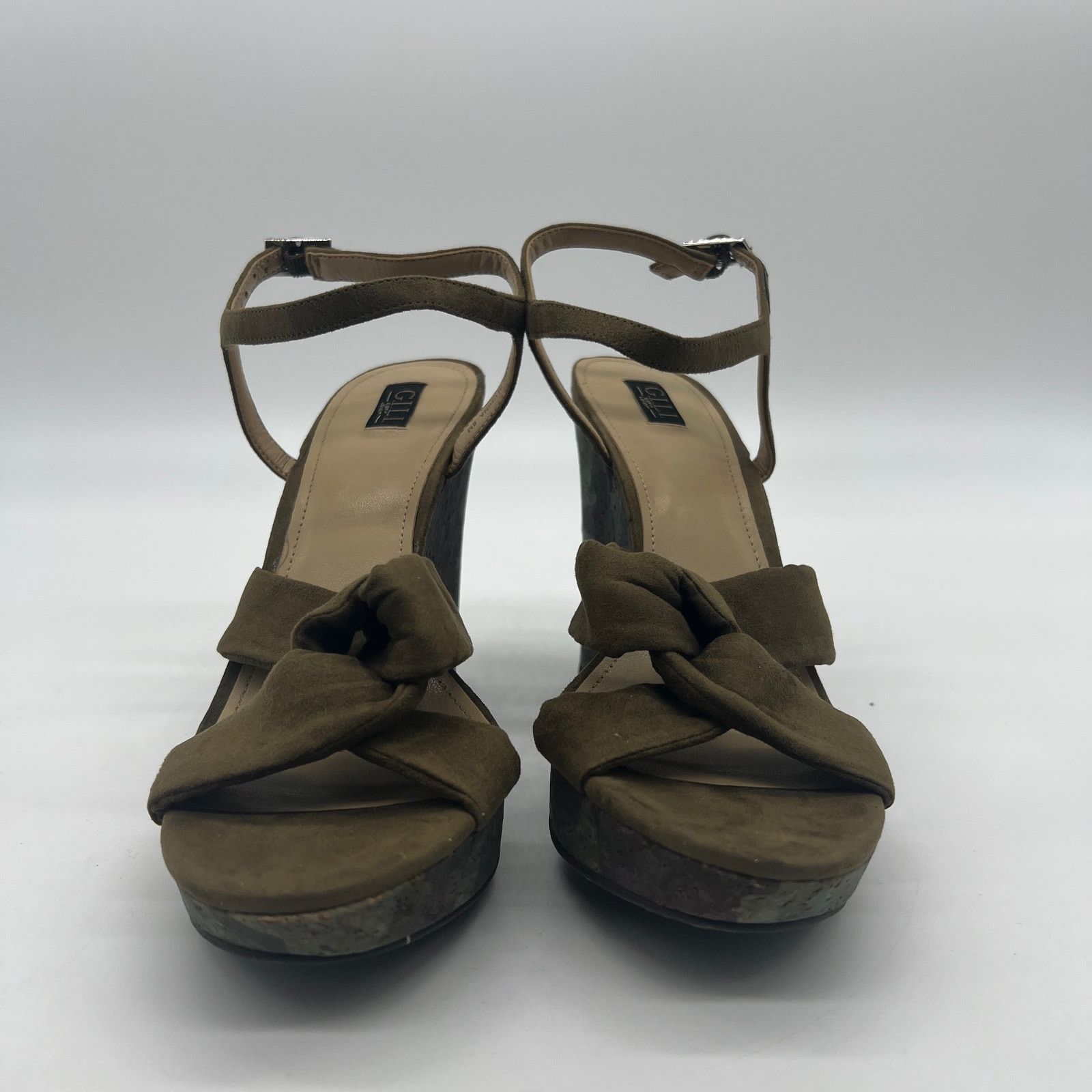Other G.I.L.I. Knotted Front Wedge Ankle Strap Size 8 M Kahlie Size US 8 / IT 38 - 5 Thumbnail